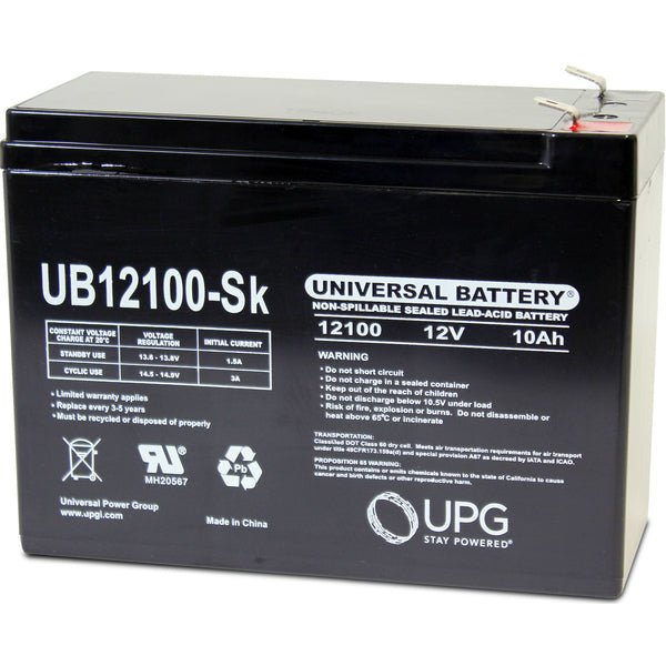 12V 10Ah F2 Lithium Battery - Rechargeable Deep Cycle Battery for Solar, RV, Marine, Golf Cart & Power Wheels - Long Lasting & High Performance