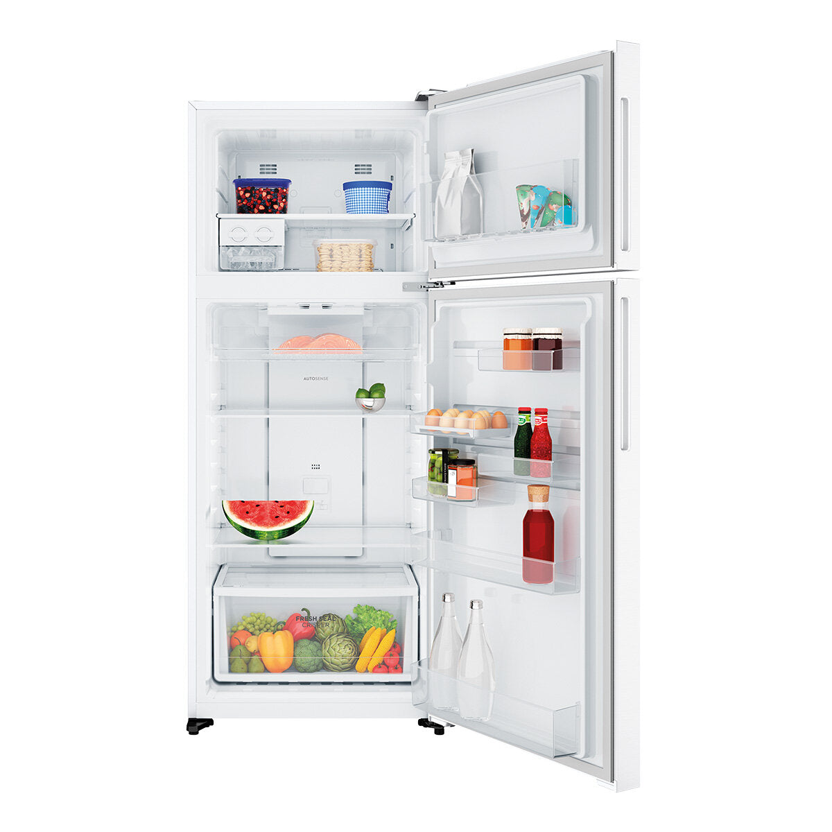 Westinghouse 431L Top Mount Refrigerator - White Right Hinge WTM4302WD R | Energy Efficient Kitchen Appliance for Home & Apartment | Perfect for Small Families & Couples