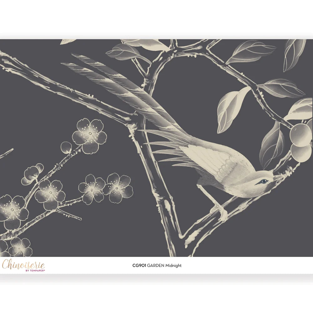 Self-Adhesive Garden Wall Mural - Easy Peel & Stick Wallpaper for Home Decor, Living Room, Bedroom & Nursery - Nature Inspired Botanical Design for Indoor Walls