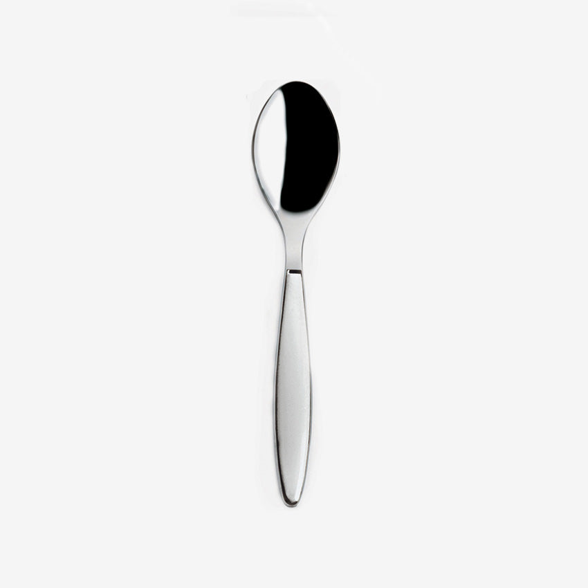 Guzzini Feeling Teaspoon Set - Premium Stainless Steel Tea Spoons for Coffee, Dessert, and Tea - Perfect for Home, Cafe, and Restaurant Use