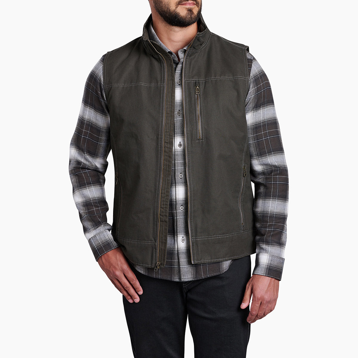Men's Burr Vest - Lightweight Outdoor Fleece Jacket for Hiking, Camping & Cold Weather - Warm Layered Pullover for Men