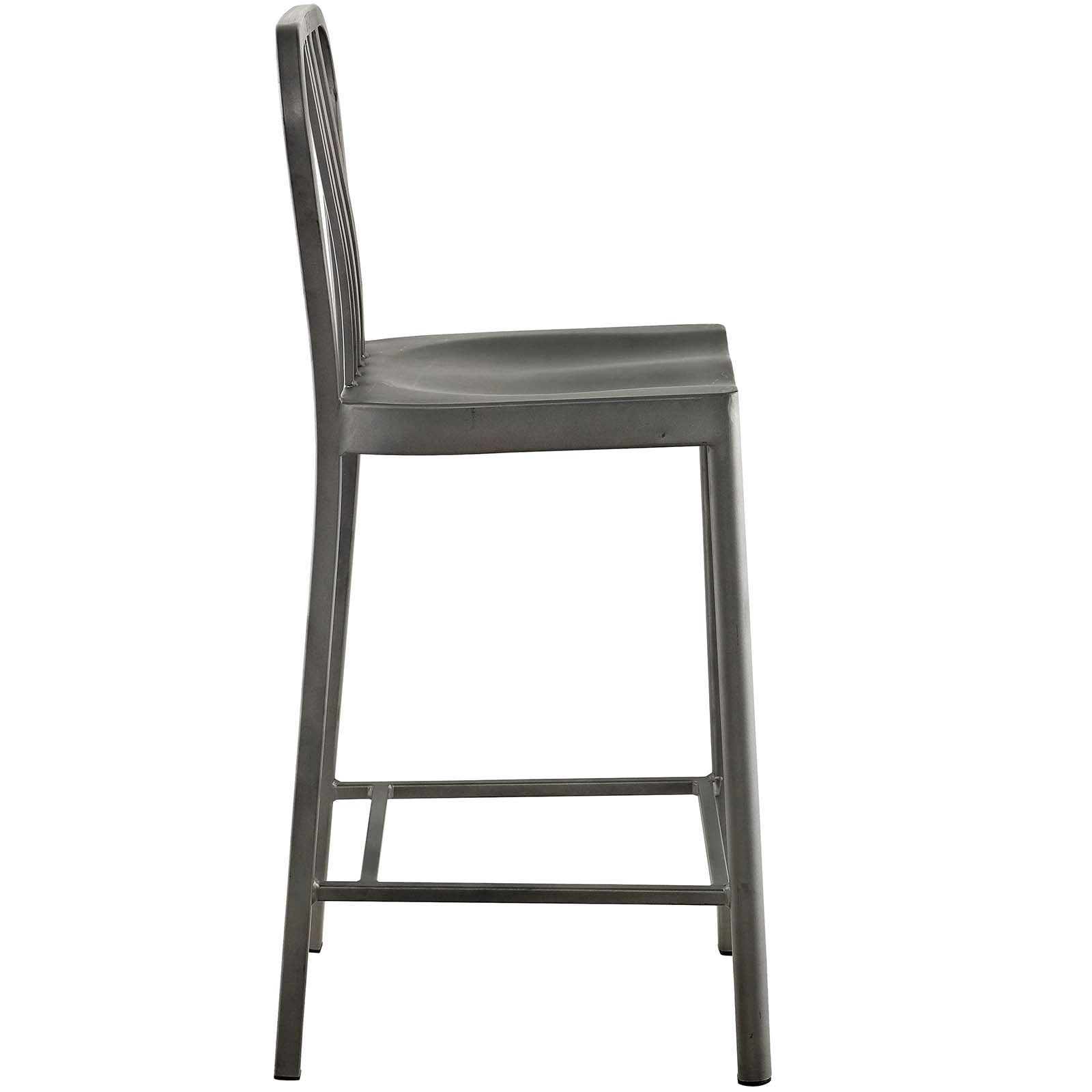 2-Pack Clink Counter Stools - Modern Bar Height Stools with Metal Frame & Comfortable Seat - Perfect for Kitchen Island, Breakfast Bar & Home Bar Decor