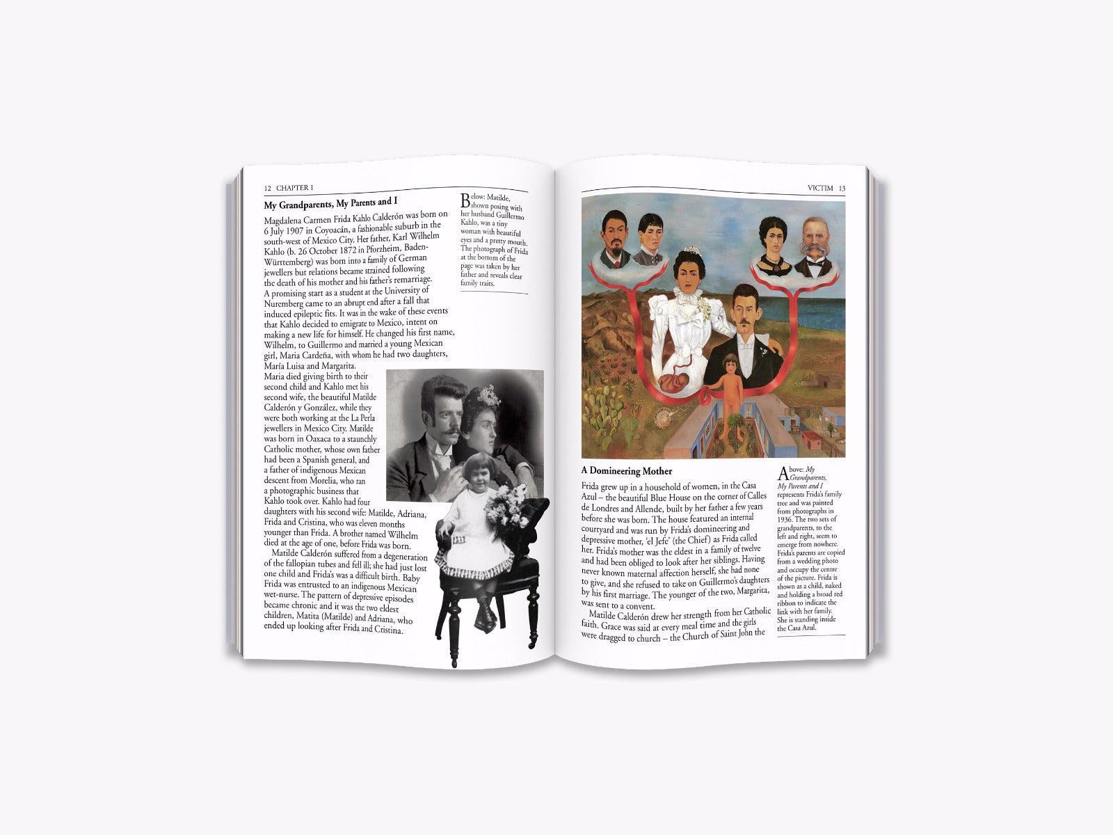 Frida Kahlo Art Book - New Horizons Biography | Mexican Artist, Feminist Icon & Surrealist Painter | Perfect for Art Lovers, Students & Home Decor