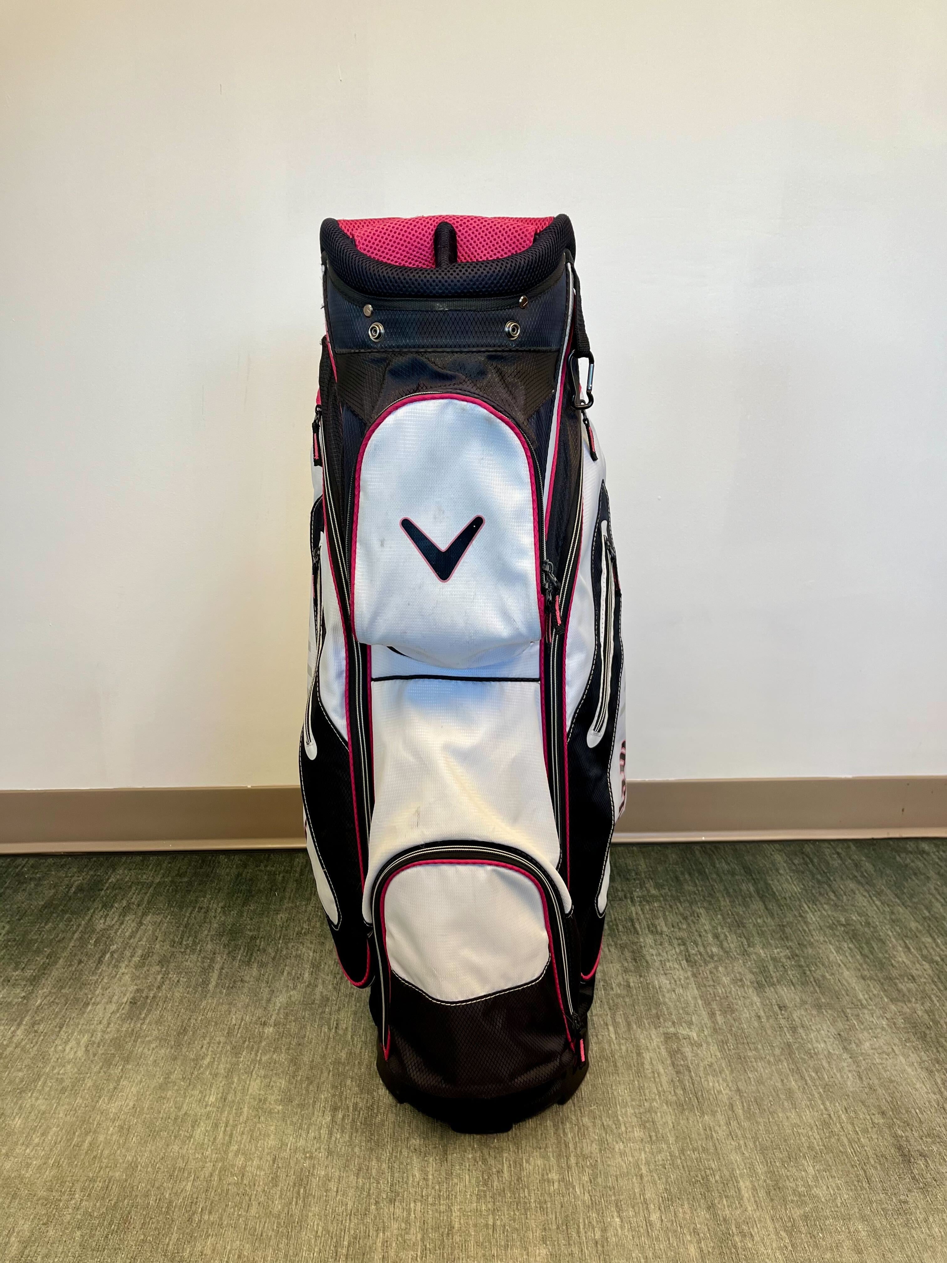 Callaway Golf Stand Bag - 10-Way Divider, 6 Pockets, Adjustable Strap & Waterproof Rain Cover - Perfect for Golfers & Outdoor Sports Enthusiasts