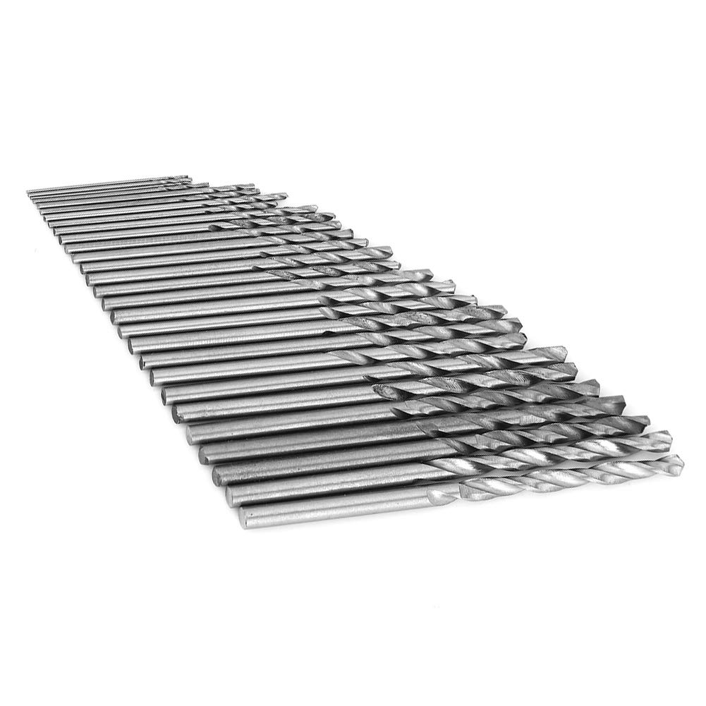 16-Piece HSS High-Speed Steel Drill Bit Set - Straight Shank Spiral Drill Bits for Metal, Wood & Plastic - Perfect for DIY, Electrical Work & Home Improvement Projects