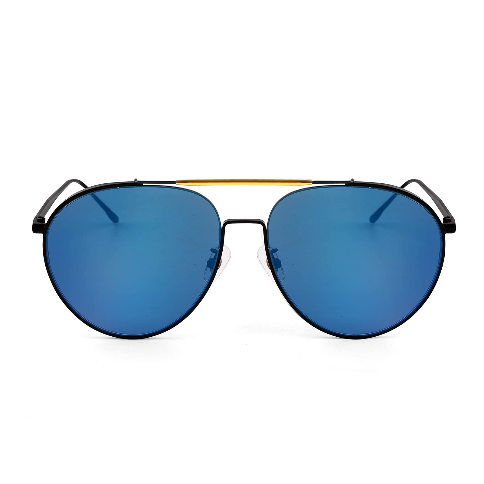 Premium YATISULI Titanium Frame Sunglasses for Men & Women - HD Nylon Mirror Lens UV Protection - Perfect for Driving, Beach & Outdoor Activities