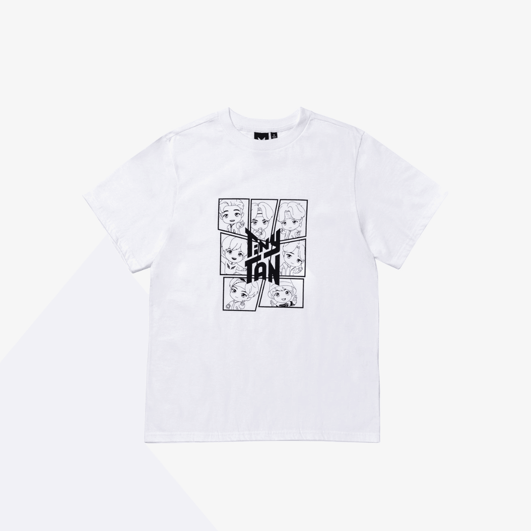 BTS Official TinyTAN Character T-Shirt 01 - K-Pop Merchandise for Fans, Concerts & Casual Wear