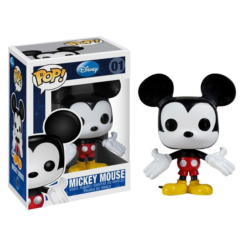 Disney Series 1 Pop! Vinyl Figure Mickey Mouse [01] - Funko Pop Collectible Toy for Disney Fans, Home Decor & Gift Idea