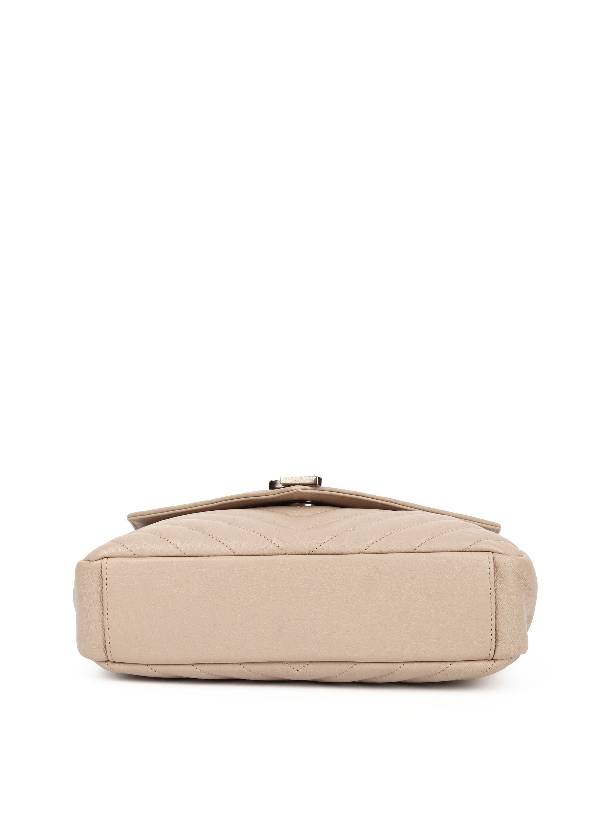 Saint Laurent Light Beige Medium College Bag - Luxury Designer Shoulder Bag for Women | Perfect for Work, Travel & Everyday Use