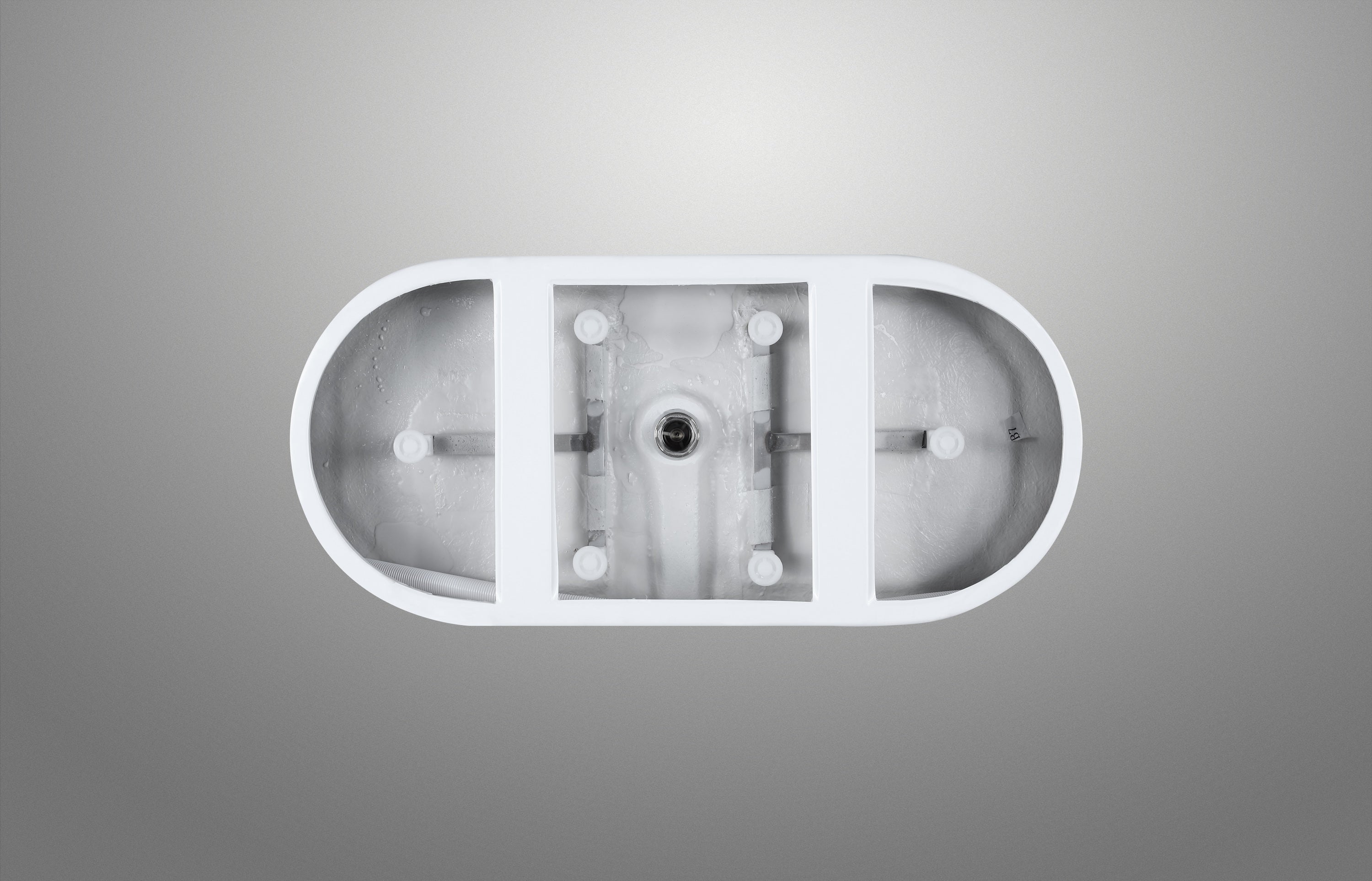 67 Inch Freestanding Bathtub - Modern Acrylic Soaking Tub with Non-Slip Surface | Perfect for Spa Bathroom, Luxury Home, and Relaxation Retreat