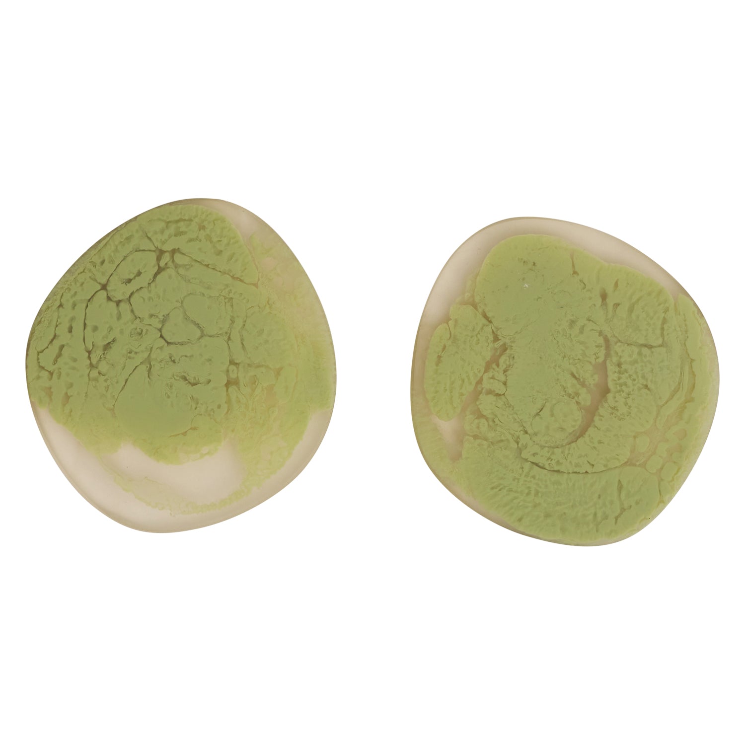Fenella Coasters Set of 2 - Premium Pistachio Green Absorbent Drink Coasters for Coffee Table, Bar, and Home Decor - Perfect for Protecting Surfaces from Spills and Stains