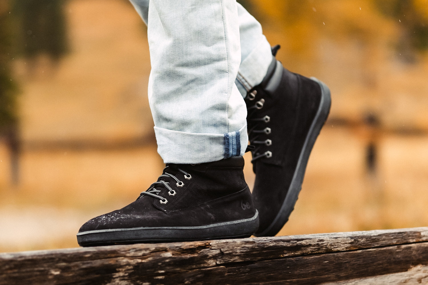 Barefoot Boots for Women & Men - Be Lenka Nevada Neo All Black | Minimalist Comfort Shoes for Hiking, Walking & Everyday Wear