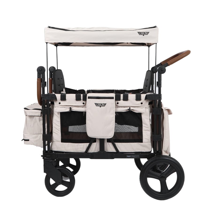 Keenz XC 2.0 2 Passenger Stroller Wagon - Lightweight Foldable All-Terrain Wagon for Kids & Toddlers - Perfect for Beach, Park, Camping & Outdoor Adventures