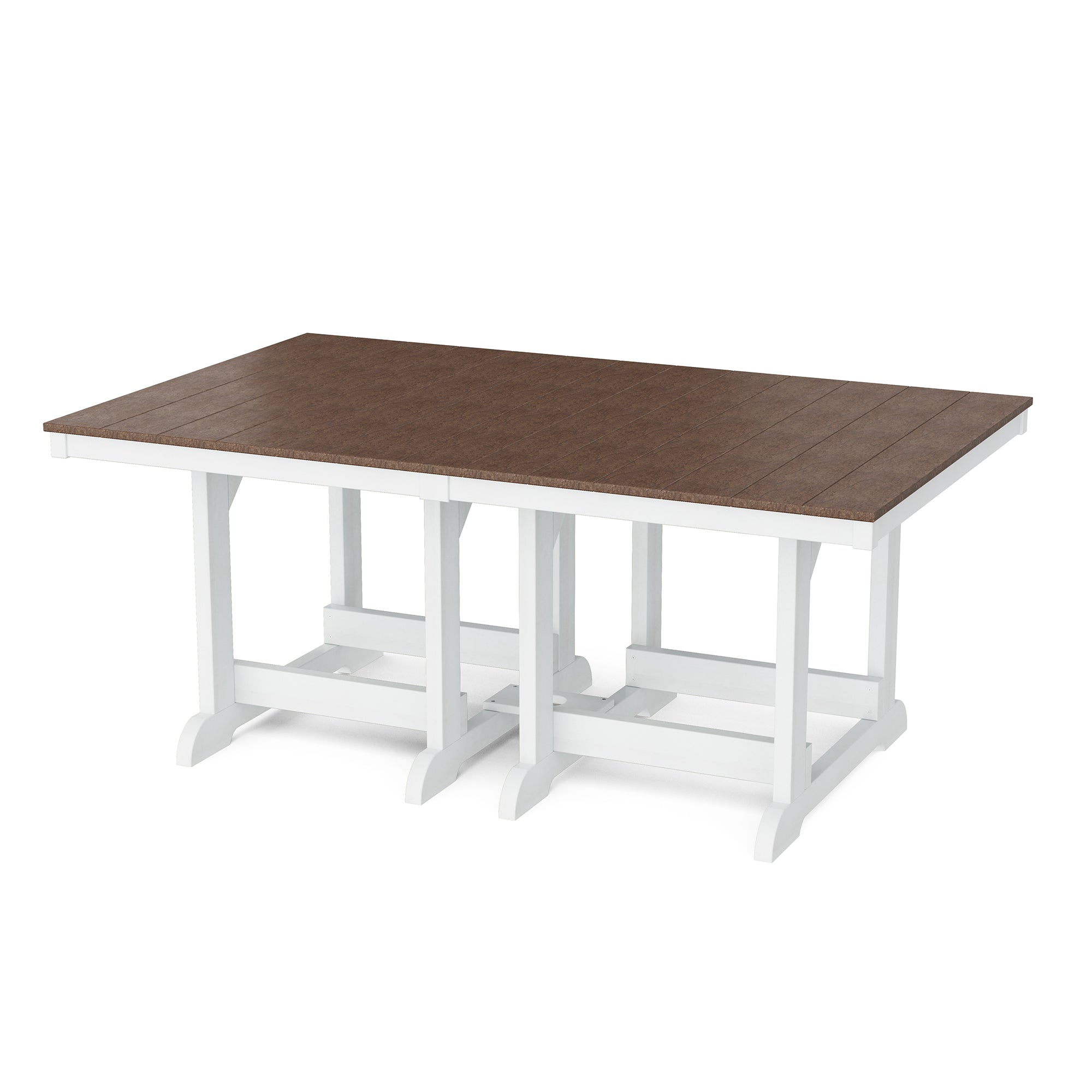 Heritage 44x72 Inch Solid Wood Dining Table - Rustic Farmhouse Style for Kitchen, Dining Room & Outdoor Entertaining