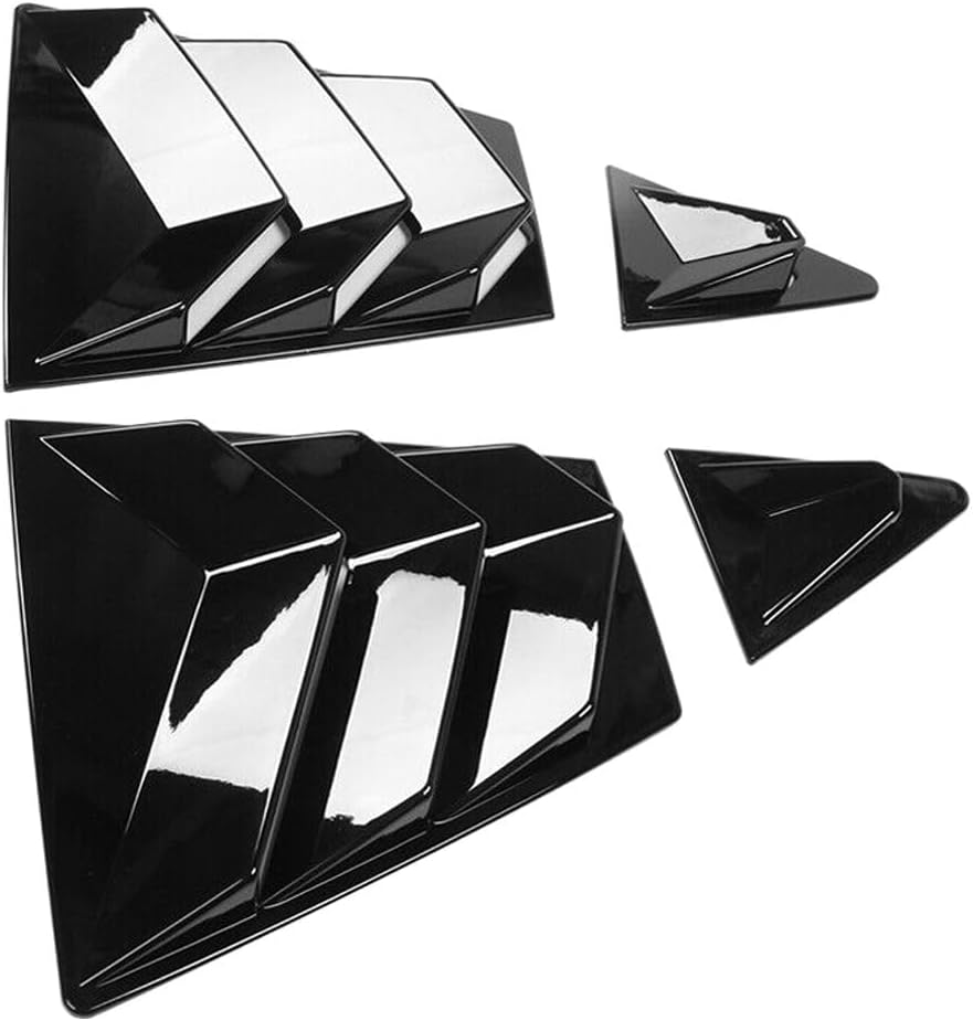 2020-2025 Toyota Corolla Sedan Side Window Louver - ABS Plastic IKON Style Vent Visor for 4 Door Models - Enhances Style & Sun Protection While Driving