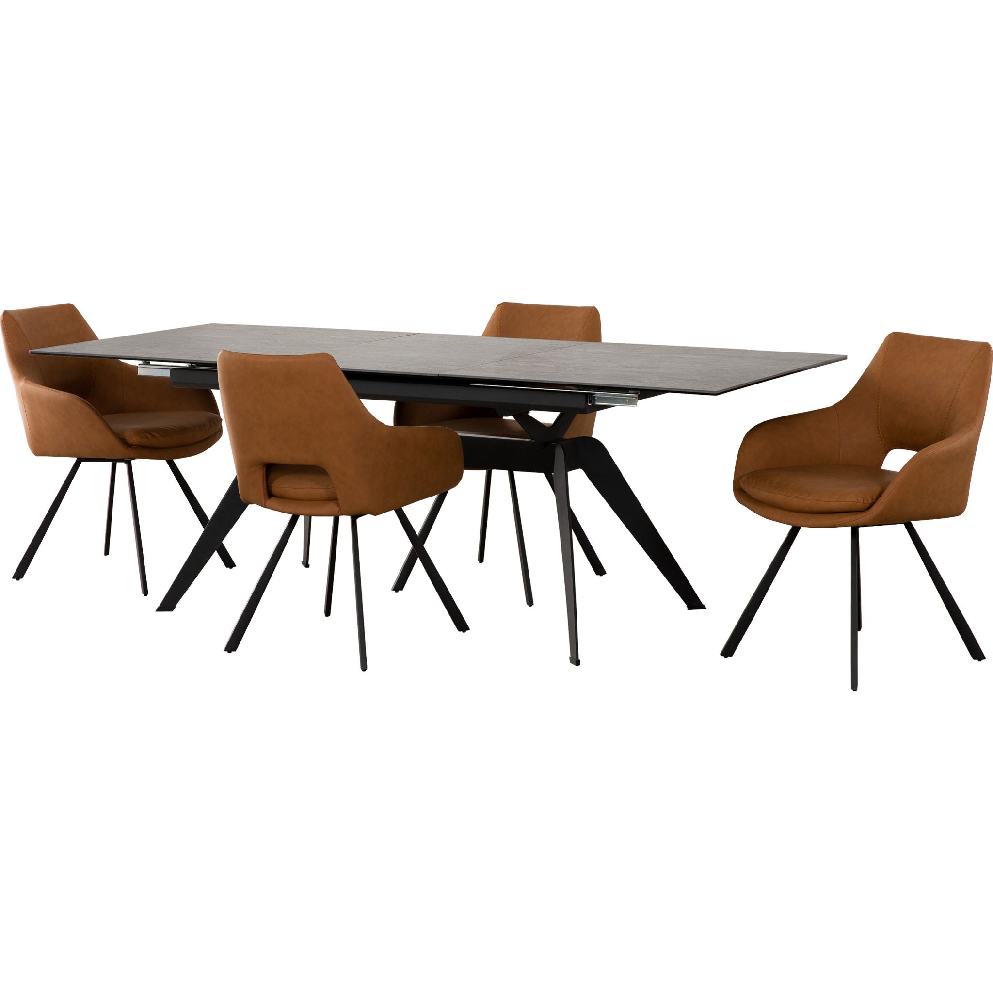 Premium 5-Piece Amaze Dining Set - Modern Kitchen & Dining Room Tableware for Family Meals, Dinner Parties & Entertaining Guests