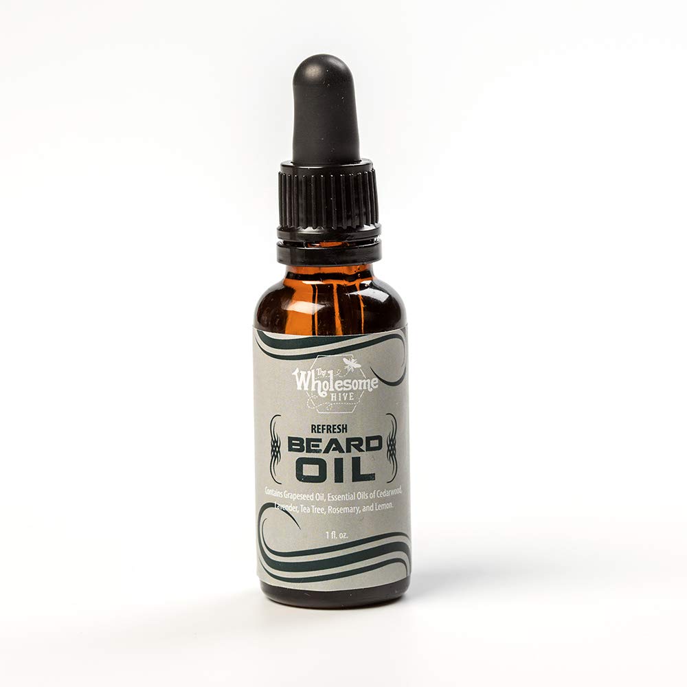Natural Beard Oil for Men - Hydrating & Conditioning Beard Growth Oil with Argan & Jojoba Oils - Perfect for Daily Grooming & Styling