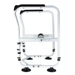 CalCare Aluminum Bathroom Safety Frame with Grip Handle - Sturdy Support for Seniors & Disabled - Ideal for Toilet Safety, Shower Assistance & Elderly Care