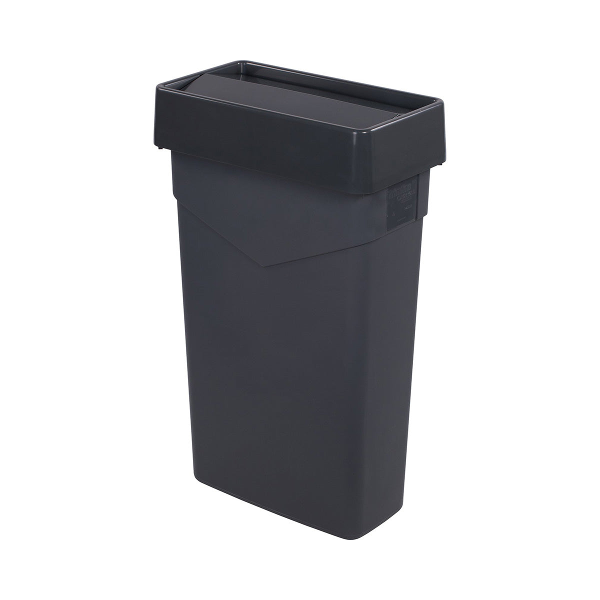 Carlisle 34202423 TrimLine Rectangle Swing Top Waste Container Trash Can Lid, Gray - Durable Kitchen & Office Trash Can for Home & Commercial Use