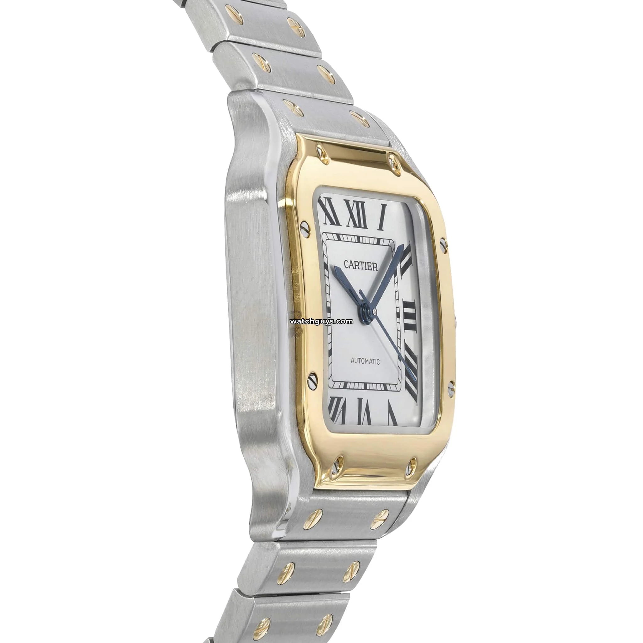 Cartier Santos Medium W2SA0016 Luxury Watch for Men - Elegant Stainless Steel Timepiece with Sapphire Crystal - Perfect for Business, Formal Events & Gifting