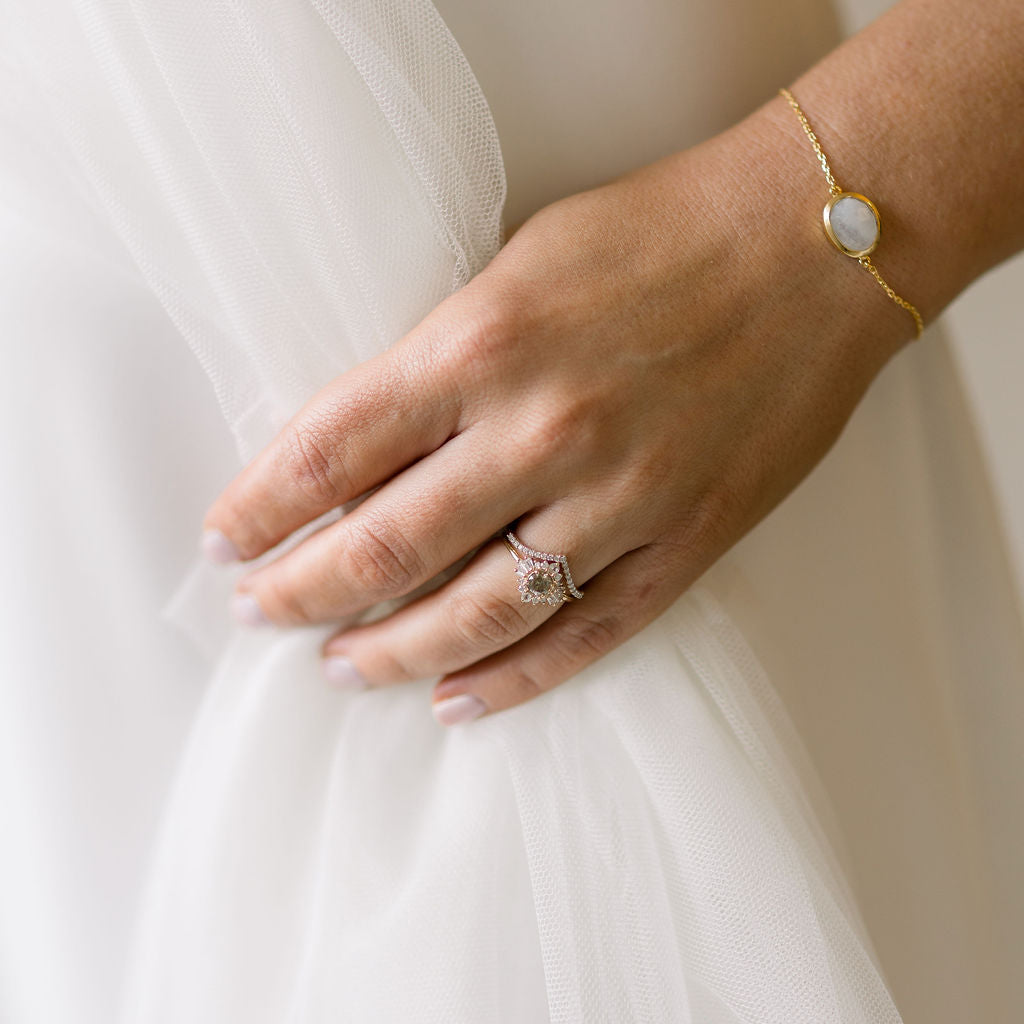 Aria Salt and Pepper Diamond Ring – Unique Grey Diamond Engagement Ring for Women, Vintage Inspired Wedding Band – Perfect for Proposals, Anniversaries, and Special Occasions