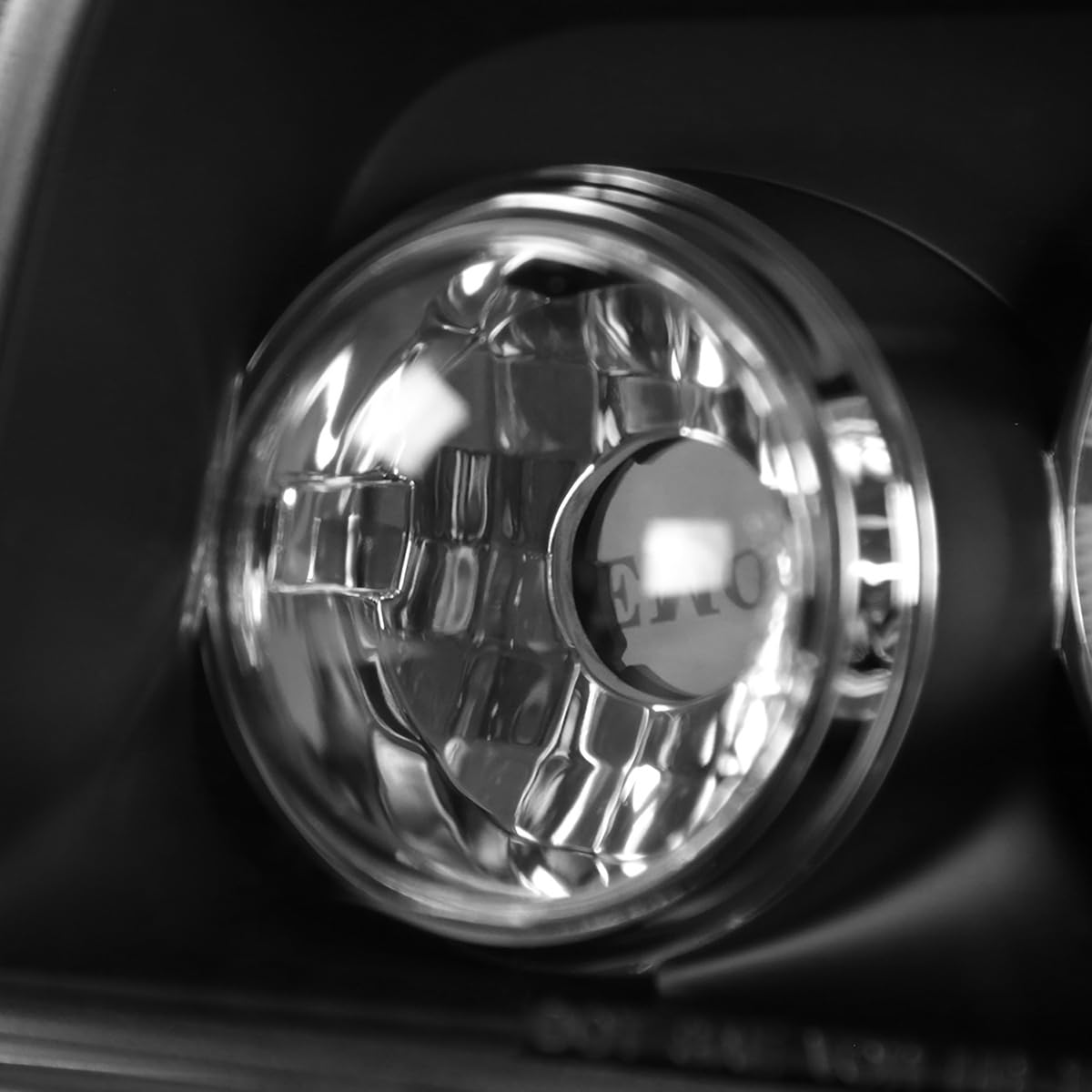 Spec-D Tuning Black Halo LED Projector Headlights + Black Corner Lights for 2006-2010 Dodge Charger - Left & Right Pair Headlamp Assembly - Upgrade Your Ride with Enhanced Night Visibility & Style