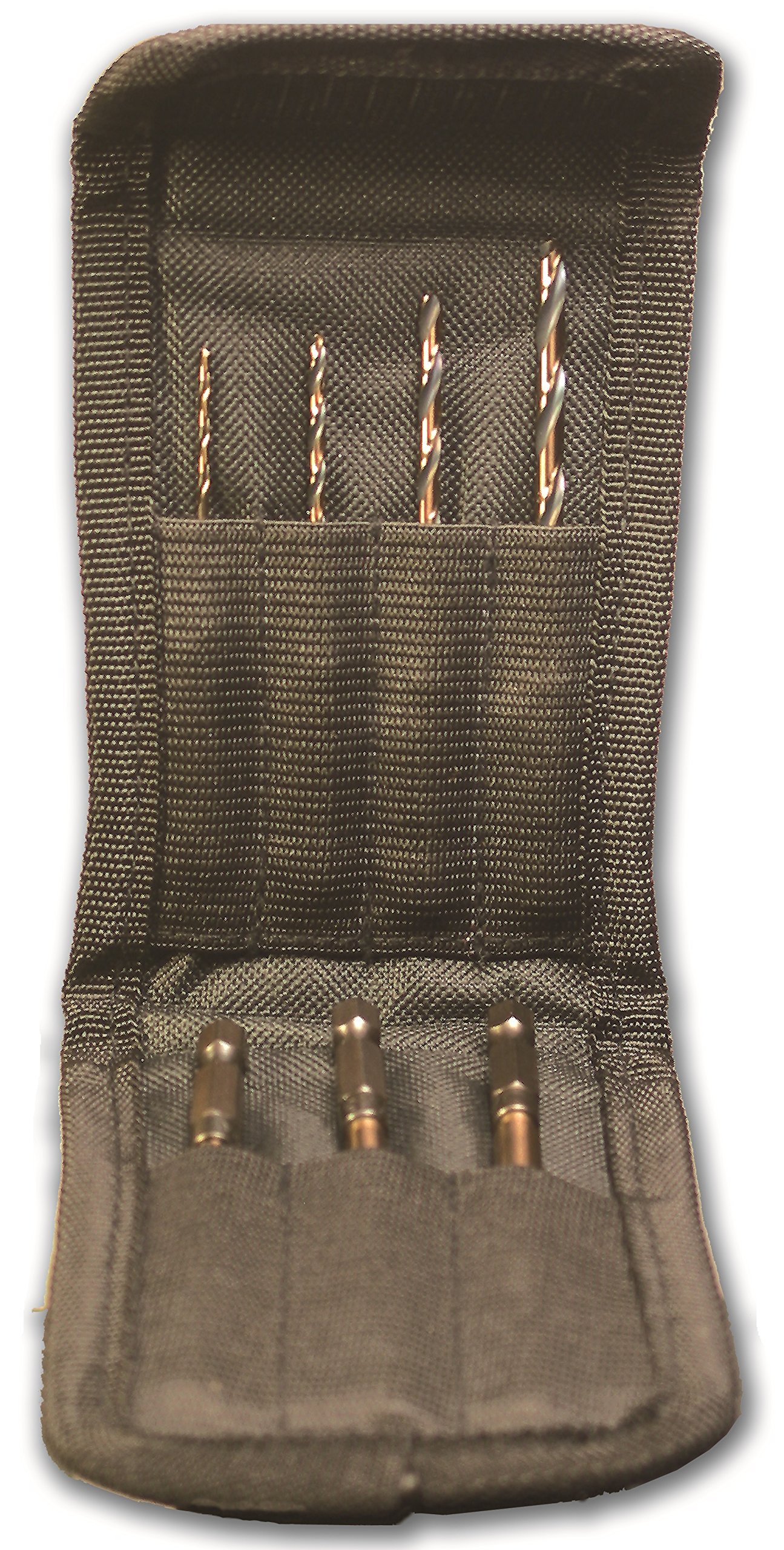 Viking Drill and Tool 34804 7-Piece Quick-Release Drill Bit Set - Perfect for Woodworking, Metal Drilling, and DIY Home Projects