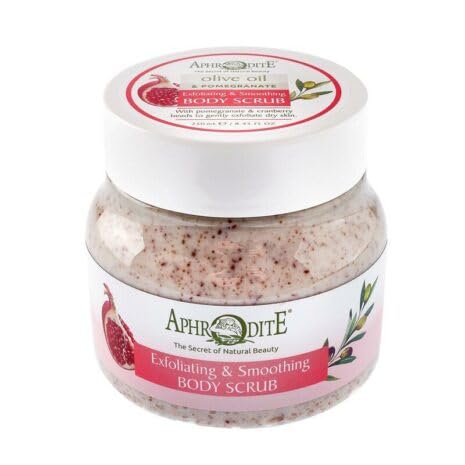 Aphrodite Exfoliating & Smoothing Body Scrub - 16 oz | Natural Skincare for Soft & Glowing Skin | Perfect for Dry Skin & Pre-Shave Exfoliation