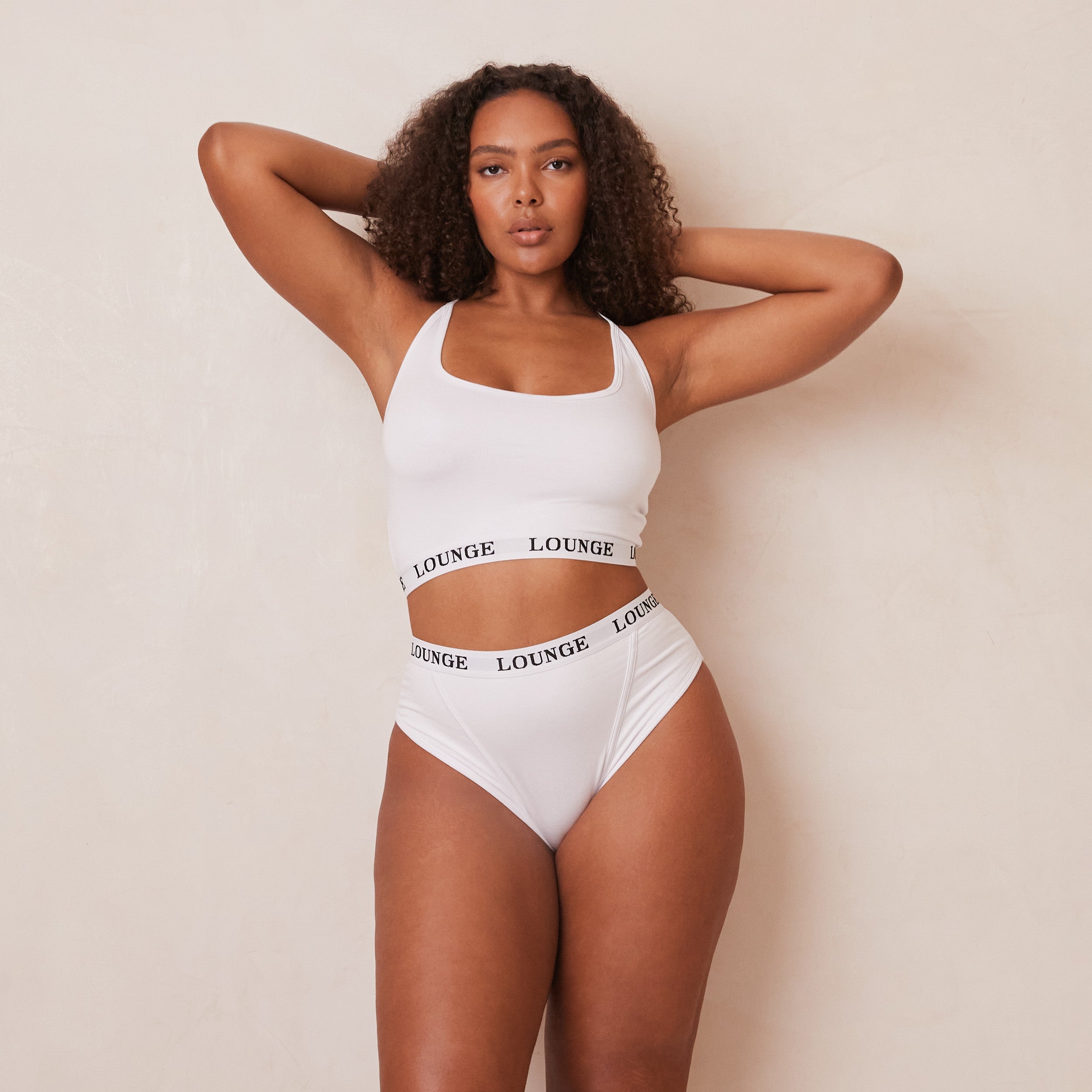 Bamboo Basic Bralette - Soft Wireless Comfort Bra for Women in White | Perfect for Yoga, Lounge & Everyday Wear