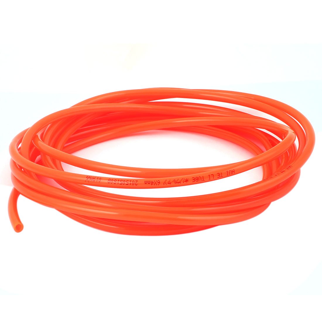 High-Quality 6mm x 4mm Polyurethane PU Air Tube Tubing Hose - 5M Length, Orange - Perfect for Pneumatic Systems, Aquariums, and DIY Projects