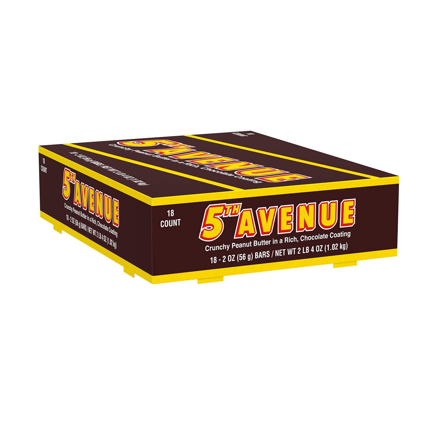 Avenue Candy Bars 2 oz, 18 Count - Bulk Chocolate Candy Bars for Parties, Halloween, Christmas & Office Snacks