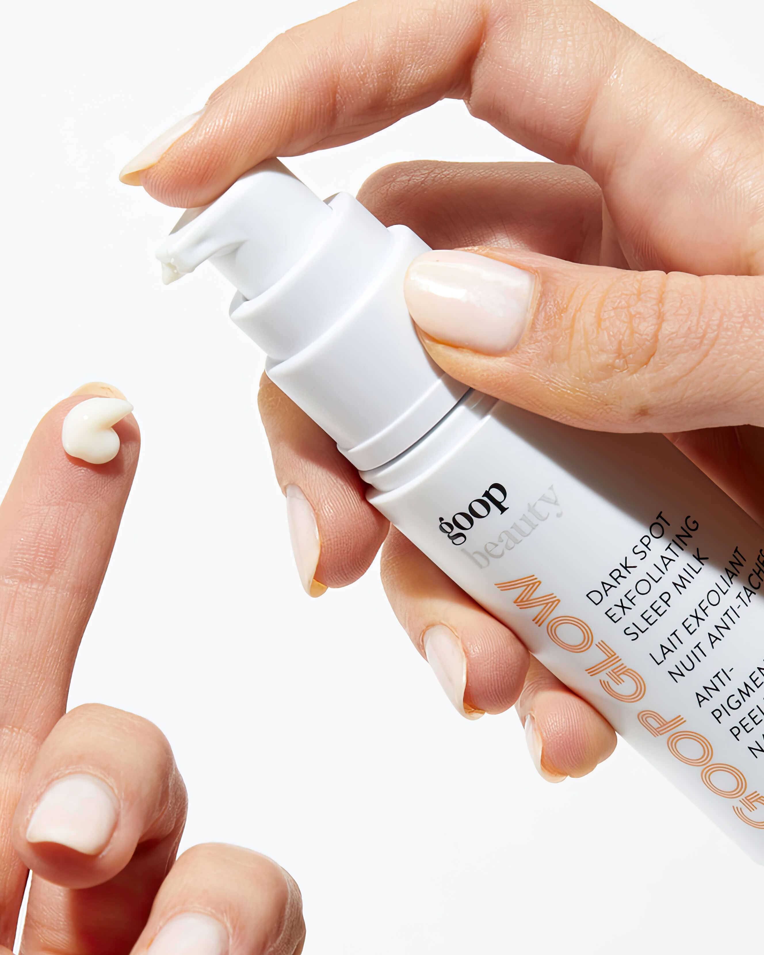 GOOPGLOW Dark Spot Correcting Exfoliating Sleep Milk - Brightening Night Treatment for Hyperpigmentation & Uneven Skin Tone | Perfect for Overnight Skin Renewal & Glow Boosting