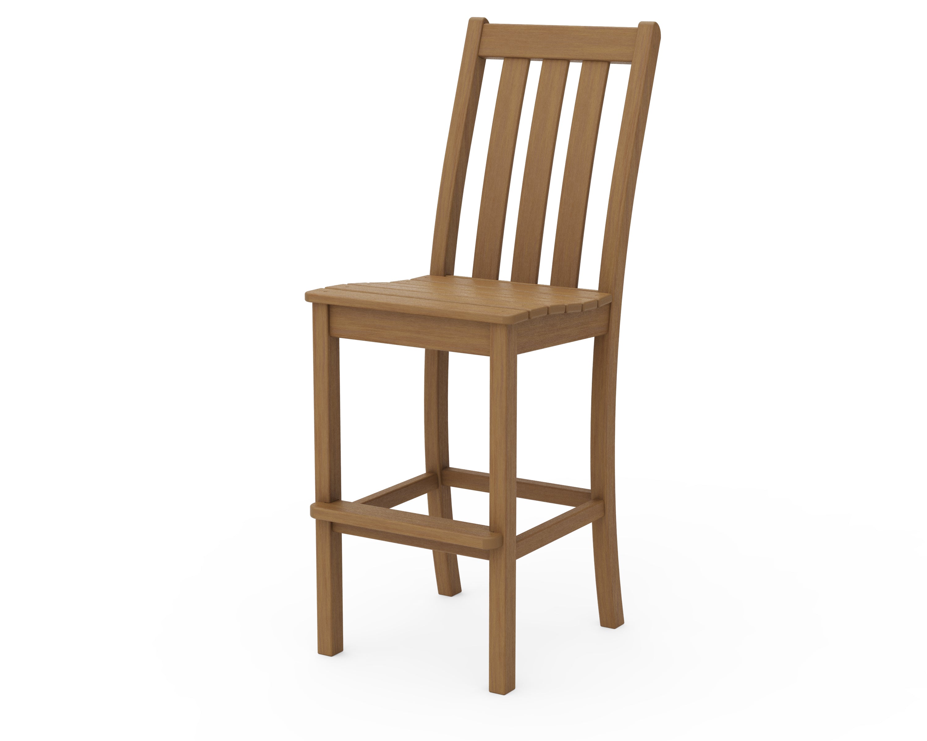 POLYWOOD Vineyard Bar Side Chair - Weather-Resistant Outdoor Dining Chair for Patio, Deck, or Poolside - Perfect for Entertaining Guests