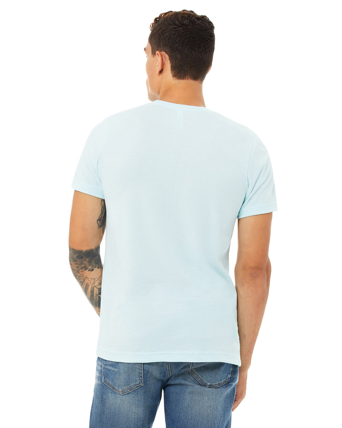 Bella + Canvas 3001CVC Unisex Heather CVC Crew Neck T-Shirt - Soft Cotton Blend Tee for Men & Women - Perfect for Casual Wear, Gym, and Everyday Outfits