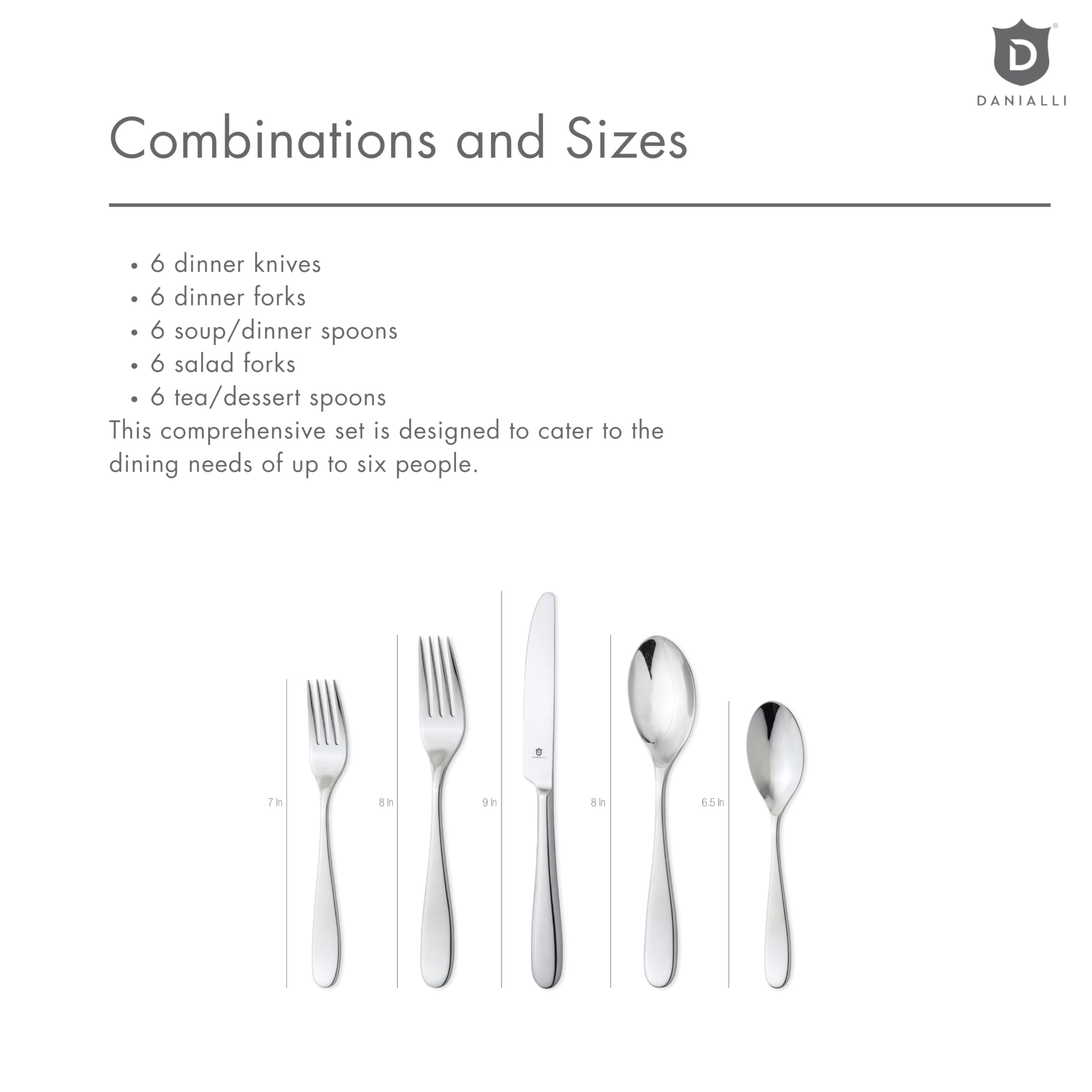 Premium Fidenza Silverware Set - 18/10 Stainless Steel Flatware for Elegant Dining - 30-Piece Dishwasher Safe Cutlery Set - Perfect for Dinner Parties, Weddings & Upscale Restaurants