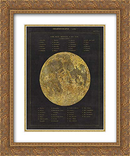 Gold Ornate Wood Frame with Double Matting