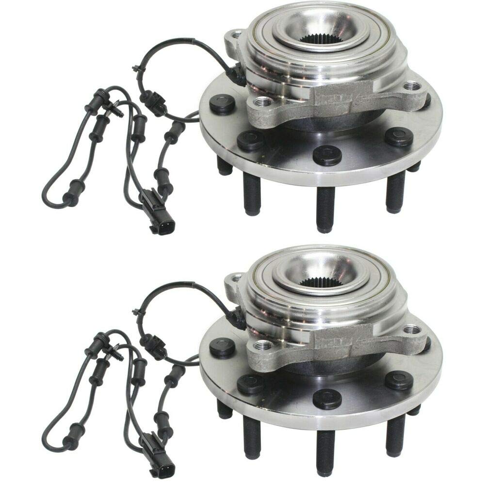 Kucaruce 2-Pack Front Wheel Hub and Bearing Assembly for 2009-2010 Dodge Ram 2500/3500 & 2011 Ram 2500/3500 4WD - Perfect for Off-Roading, Towing, and Heavy-Duty Truck Maintenance