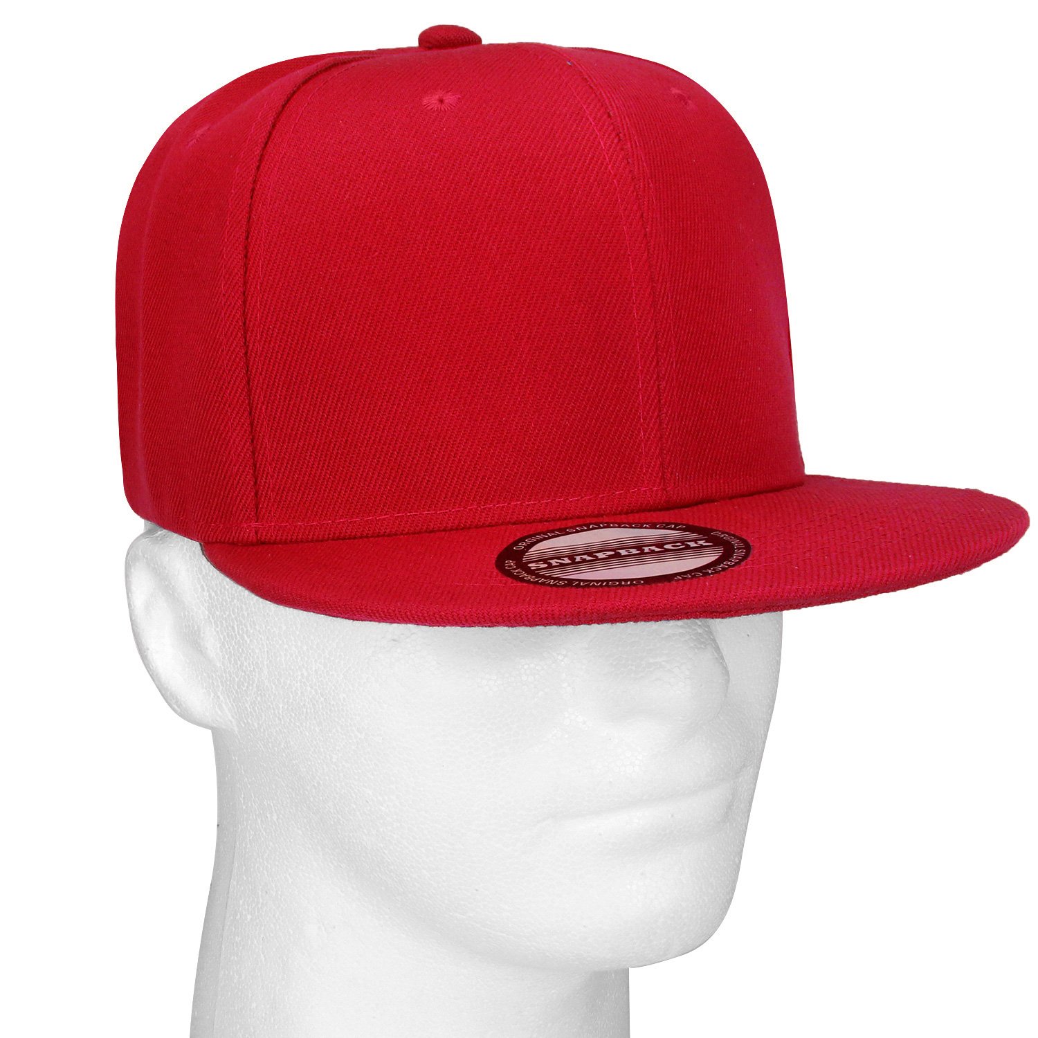 Falari 2-Pack Classic Snapback Hats - Adjustable Flat Bill Blank Solid Color Baseball Caps for Men & Women | Hip Hop Streetwear, Casual Outfits & Sports Events