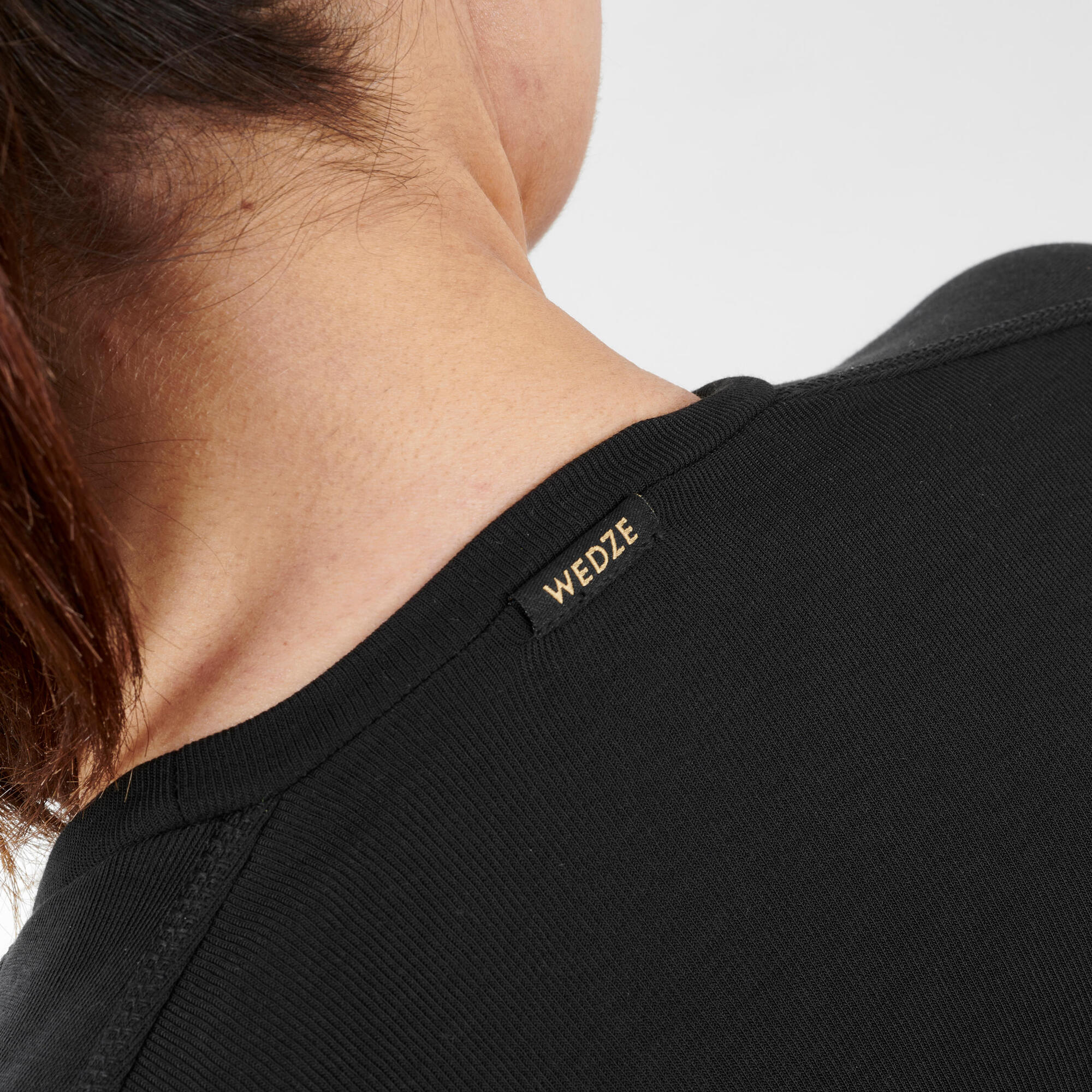 Women's Thermal Ski Base Layer Top - BL 100 Merino Wool Winter Underwear for Cold Weather - Black | Perfect for Skiing, Snowboarding & Outdoor Winter Activities