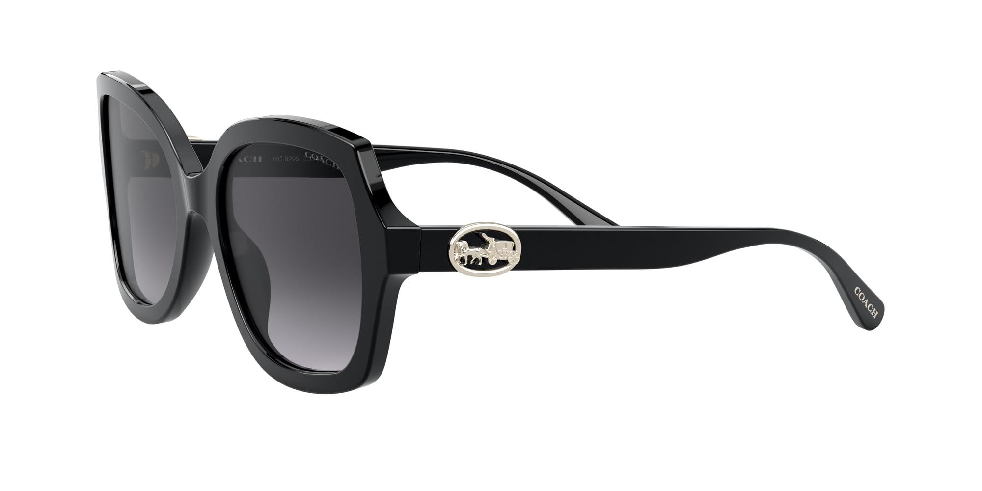 Coach Women's HC8295 Square Sunglasses - UV Protection Fashion Sunglasses for Women - Perfect for Driving, Beach & Outdoor Activities