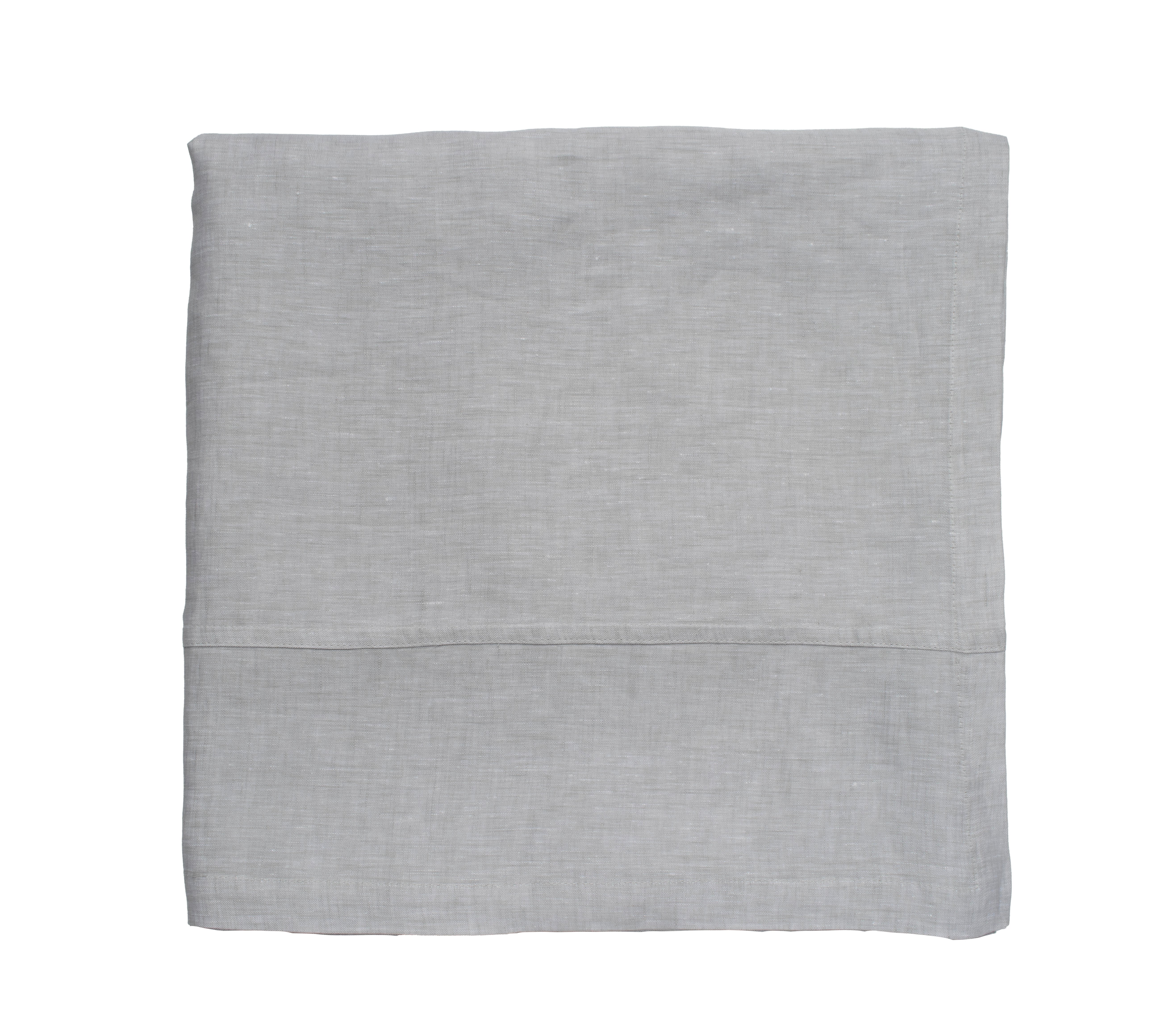Premium Gray Chambray Tablecloth - Wrinkle-Resistant & Washable for Dining, Picnics, and Outdoor Events