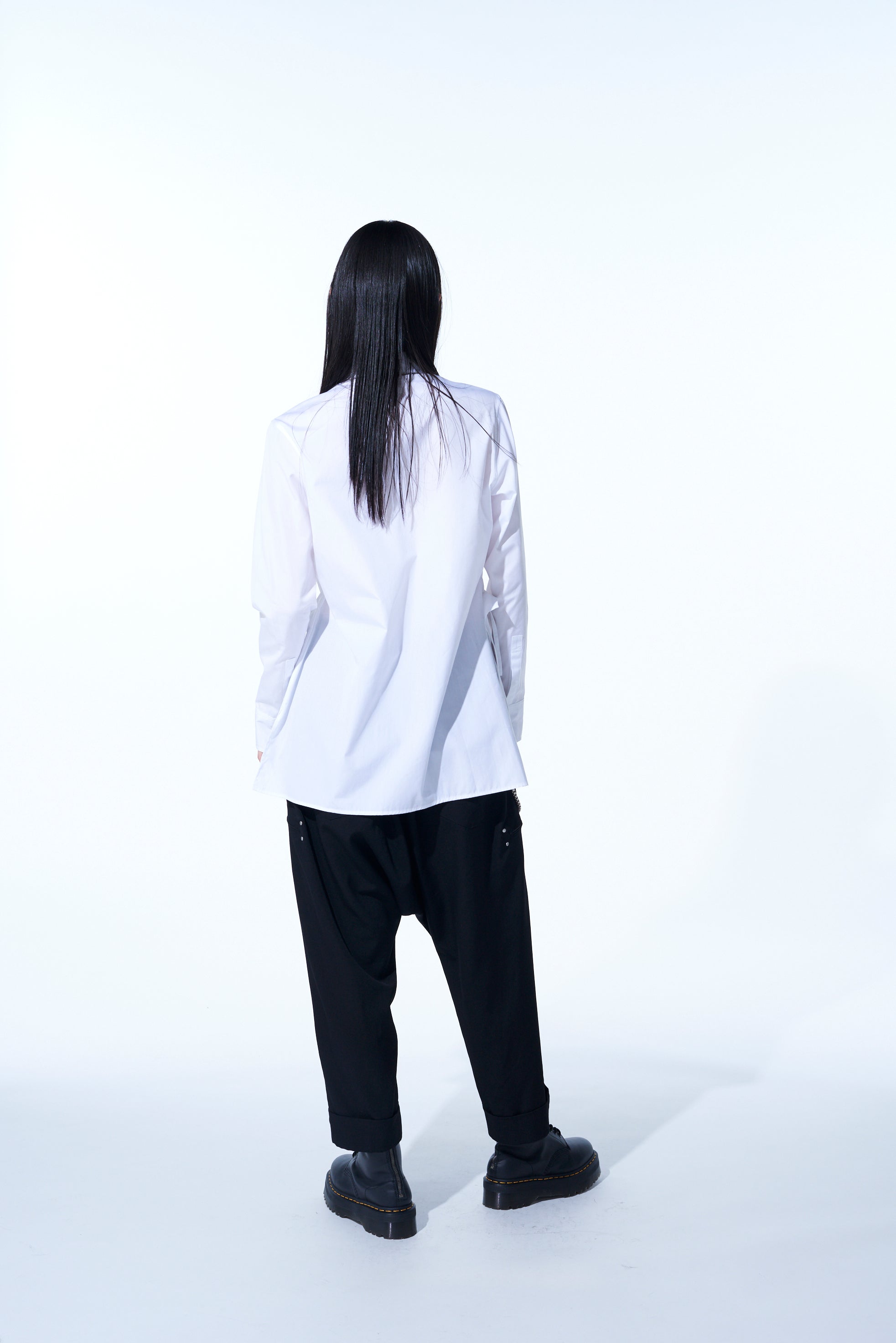 Premium Cotton Broad Cloth Draped Shirt for Women - Soft & Breathable Oversized Button Down Blouse - Perfect for Casual Wear, Office & Date Nights