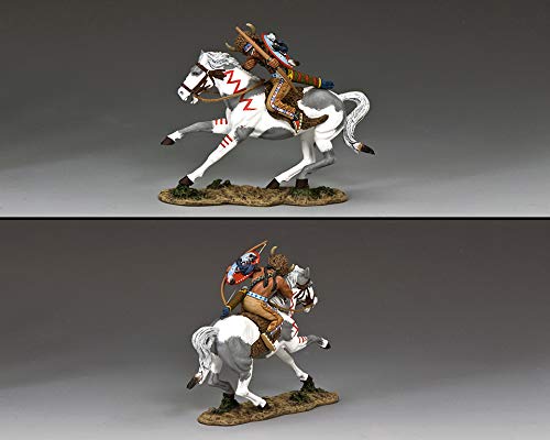 King & Country TRW154 Medicine Crow 1:30 Scale Pewter Toy Soldier - Authentic Western Figure for Collectors & History Enthusiasts | Perfect for Dioramas, Display Cases & Western-Themed Decor