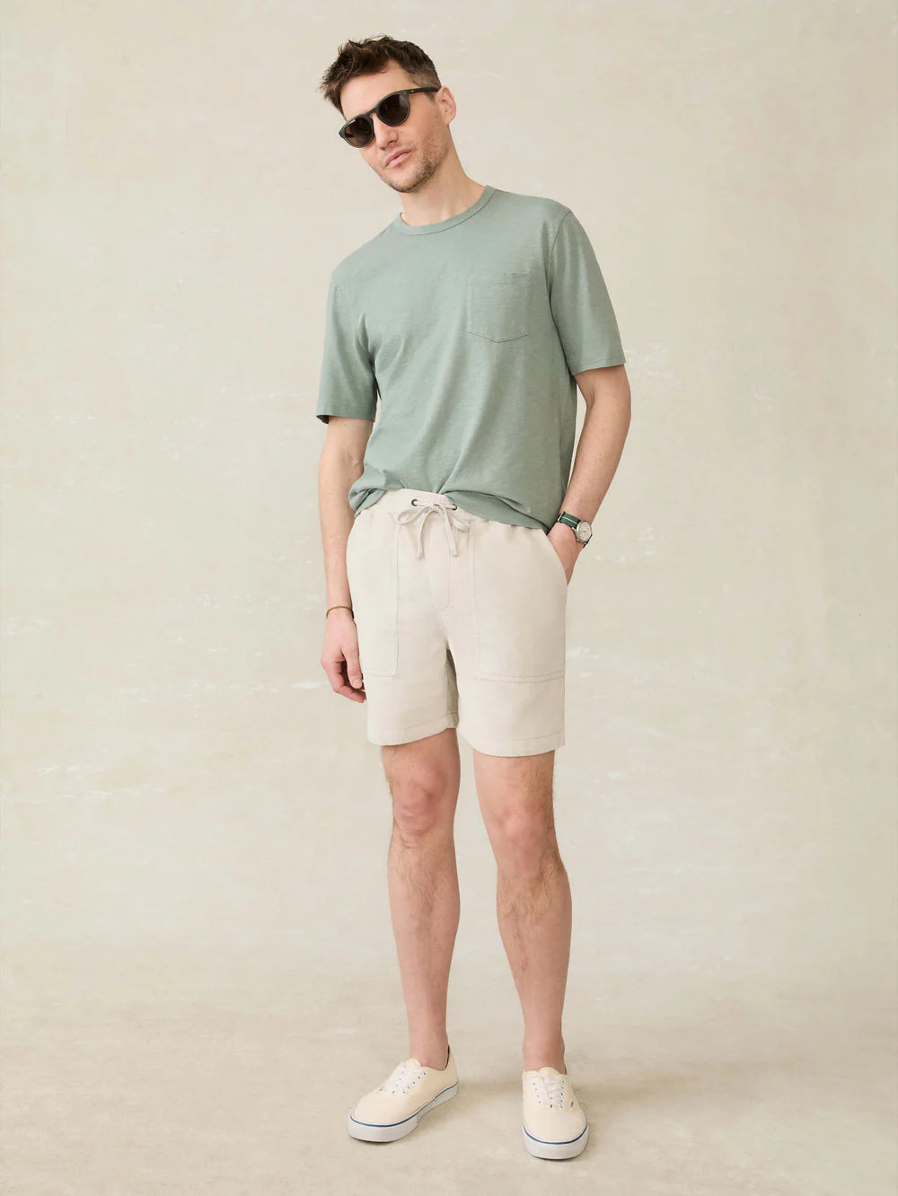 FAHERTY SLD CORD SHORT - Premium Cotton Shorts for Men | Comfortable & Stylish Summer Wear | Perfect for Beach, Gym, and Casual Outings