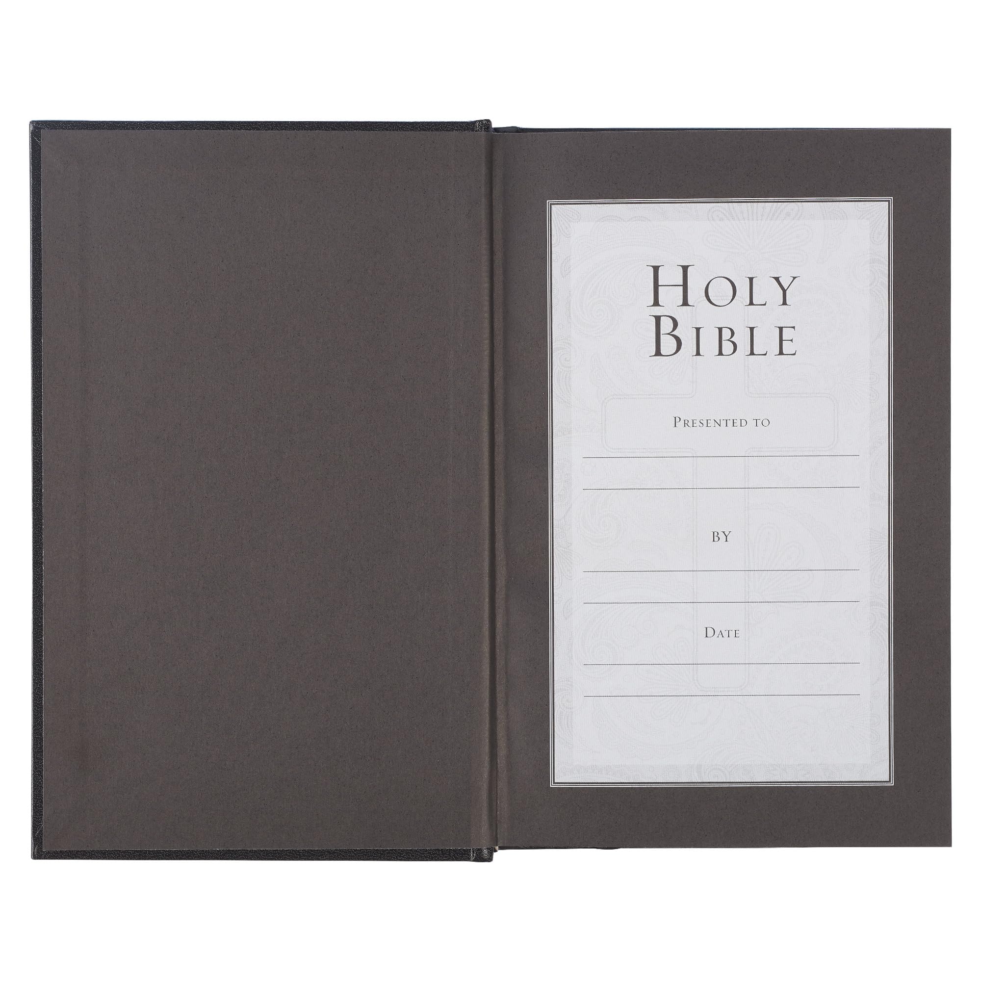 KJV Holy Bible Hardcover - Red Letter Edition with Ribbon Marker, King James Version, Black | Perfect for Church Services, Bible Study & Personal Worship
