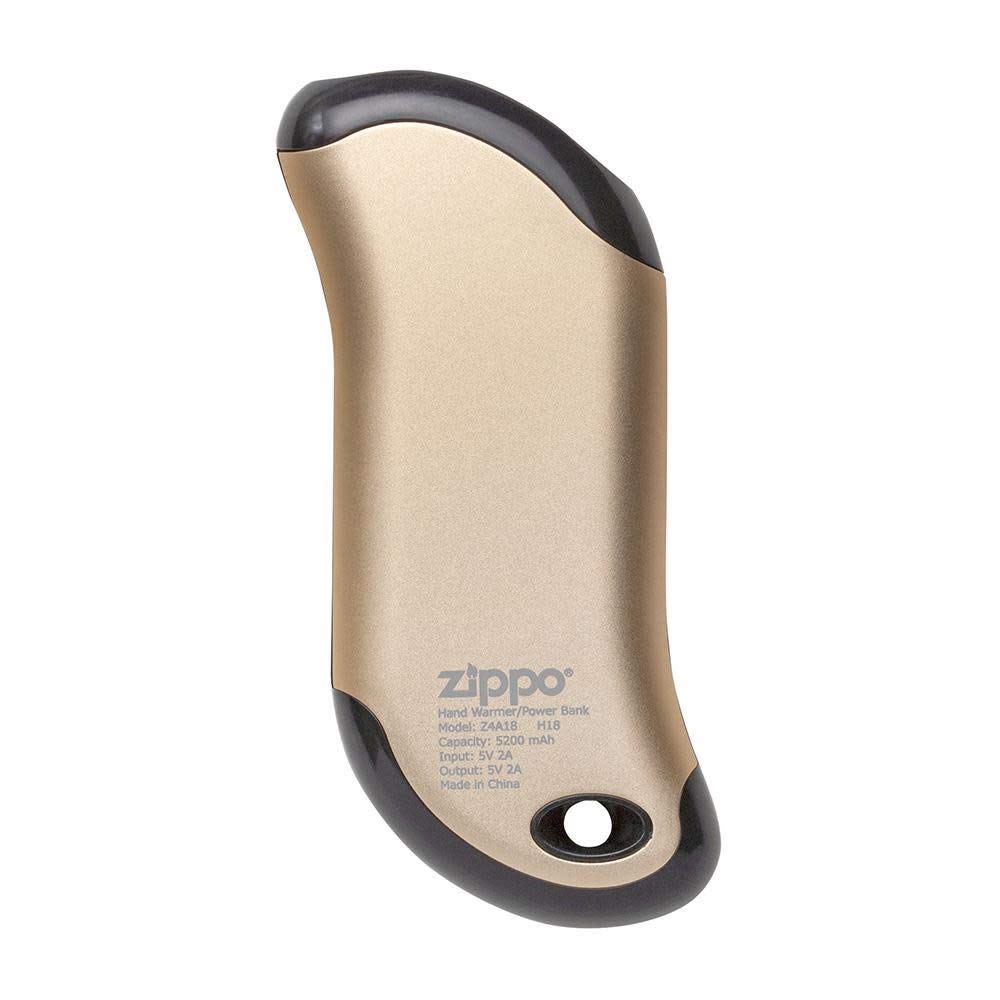 Zippo Champagne HeatBank 9s Rechargeable Hand Warmer - Portable USB Hand Warmer for Outdoor Activities, Camping, Hiking & Winter Sports