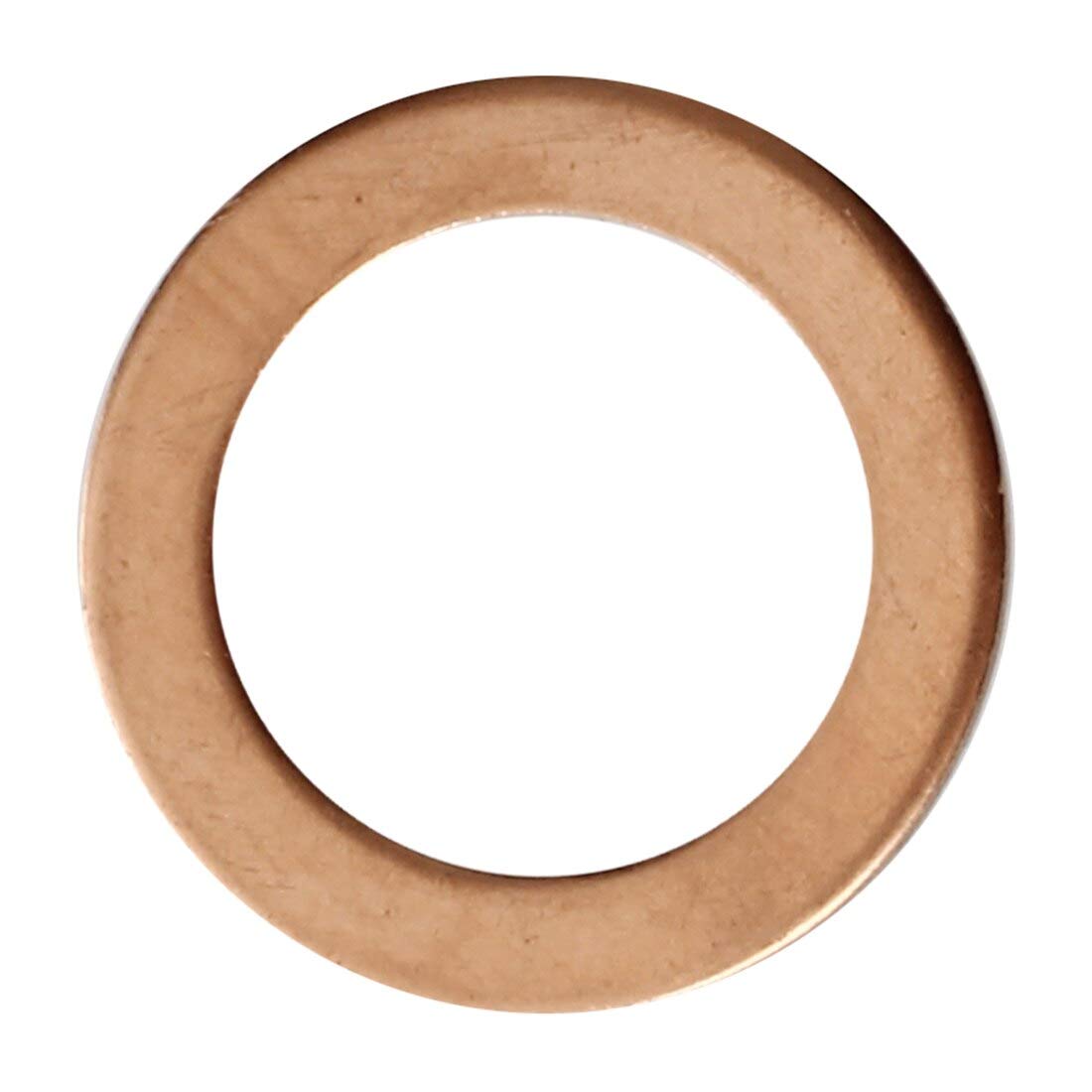 Ochoos 110-Piece Copper Washer Assortment Kit - Durable Sealing Washers for Plumbing, Automotive & DIY Projects | Rust-Resistant Metal Gaskets for Leak Prevention