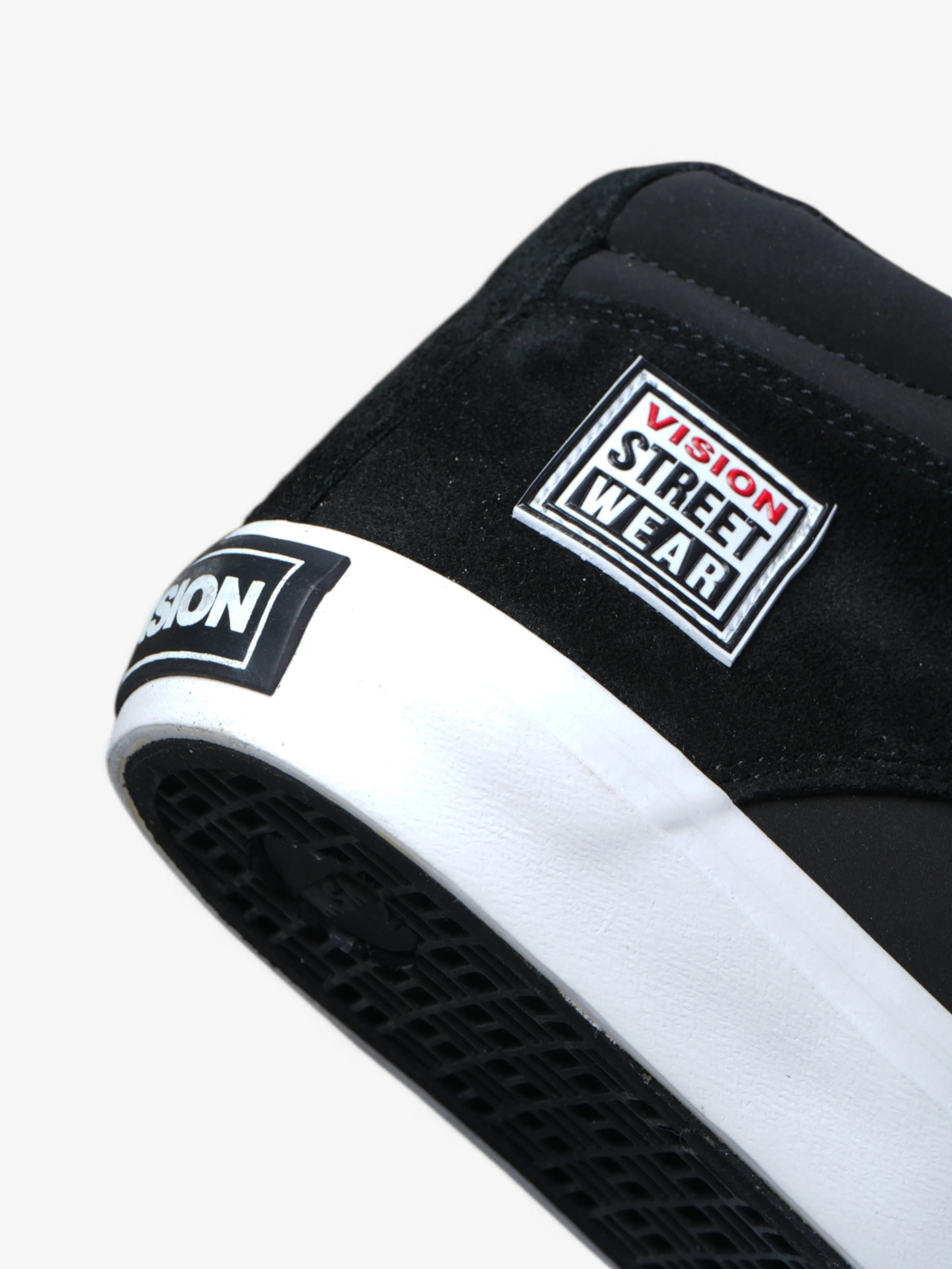 Vision Street Wear Concave Black & White Skate Shoes - High-Performance Sneakers for Skateboarding, Streetwear Fashion & Casual Wear