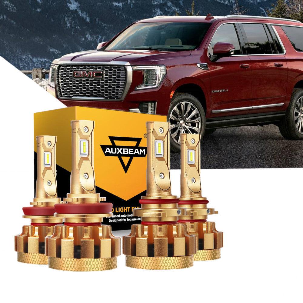 2015-2016 GMC Yukon LED Headlight Bulbs - 14000LM High/Low Beam Canbus Ready F16 Plus Series (Halogen Replacement) - Perfect for Night Driving & Off-Road Adventures