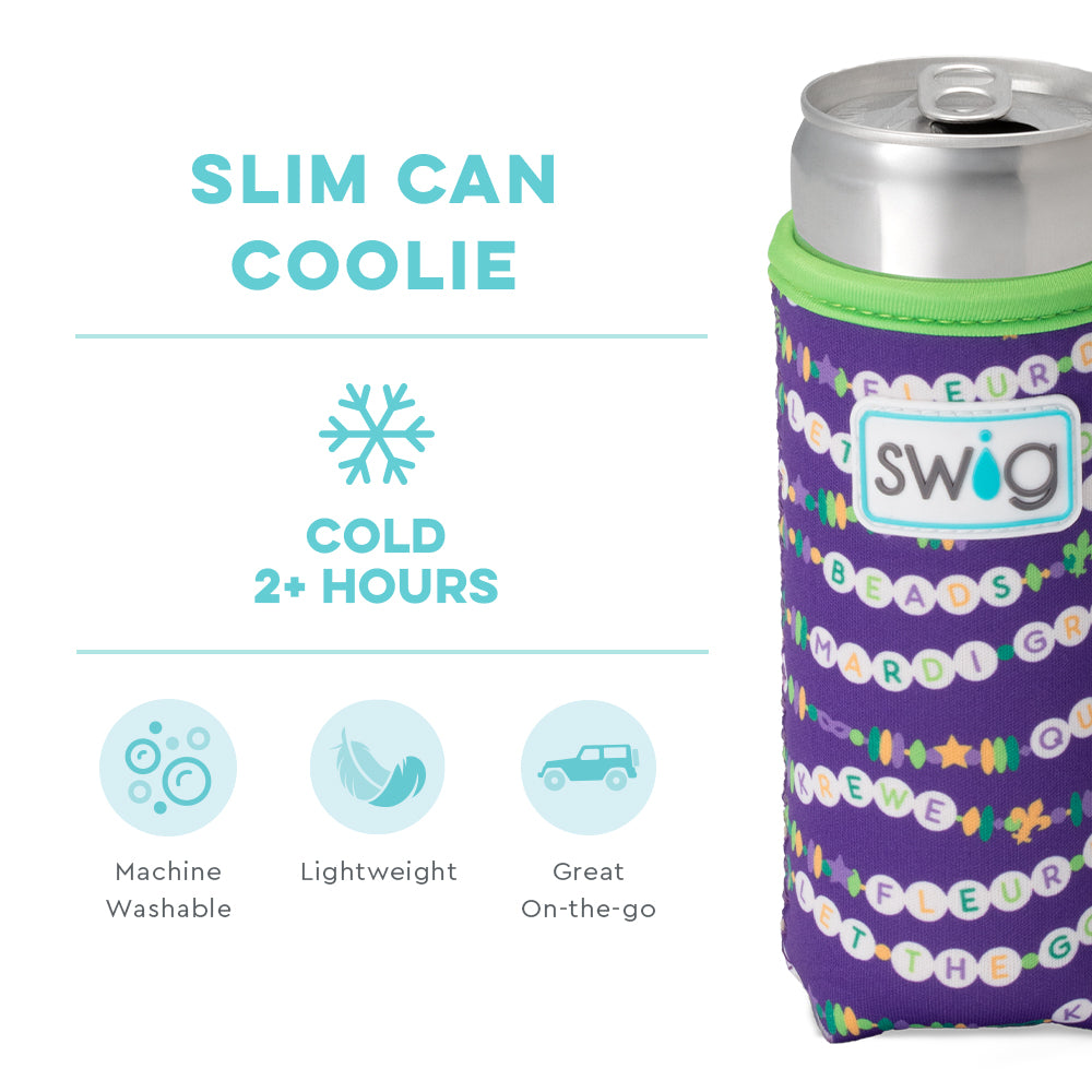 My Mardi Era Slim Can Cooler - Insulated Beverage Sleeve for 12oz Cans - Perfect for Parties, BBQs, and Outdoor Events